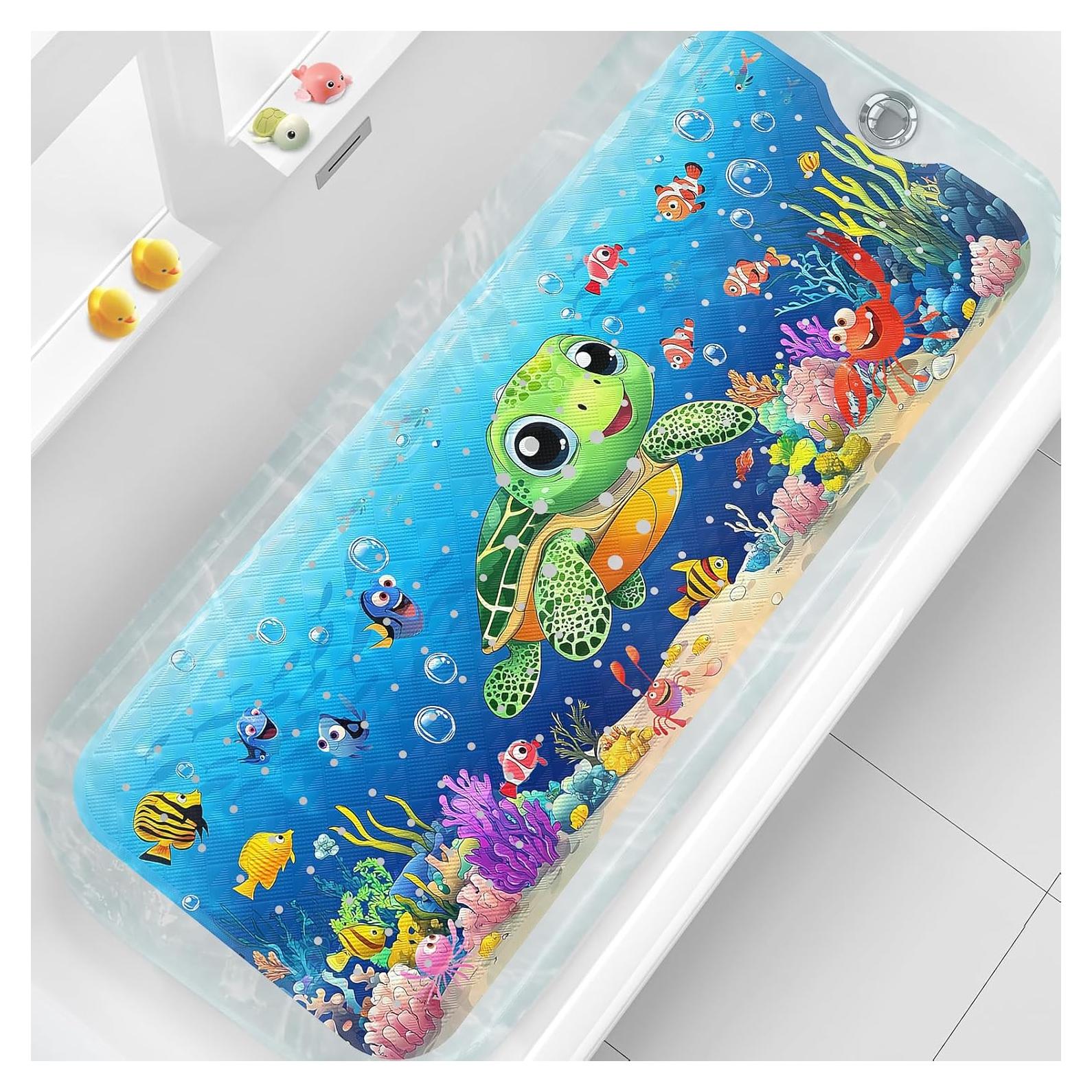 Alfombrilla de Baño Antideslizante XIYUNTE 101.6x40.6cm Tortuga