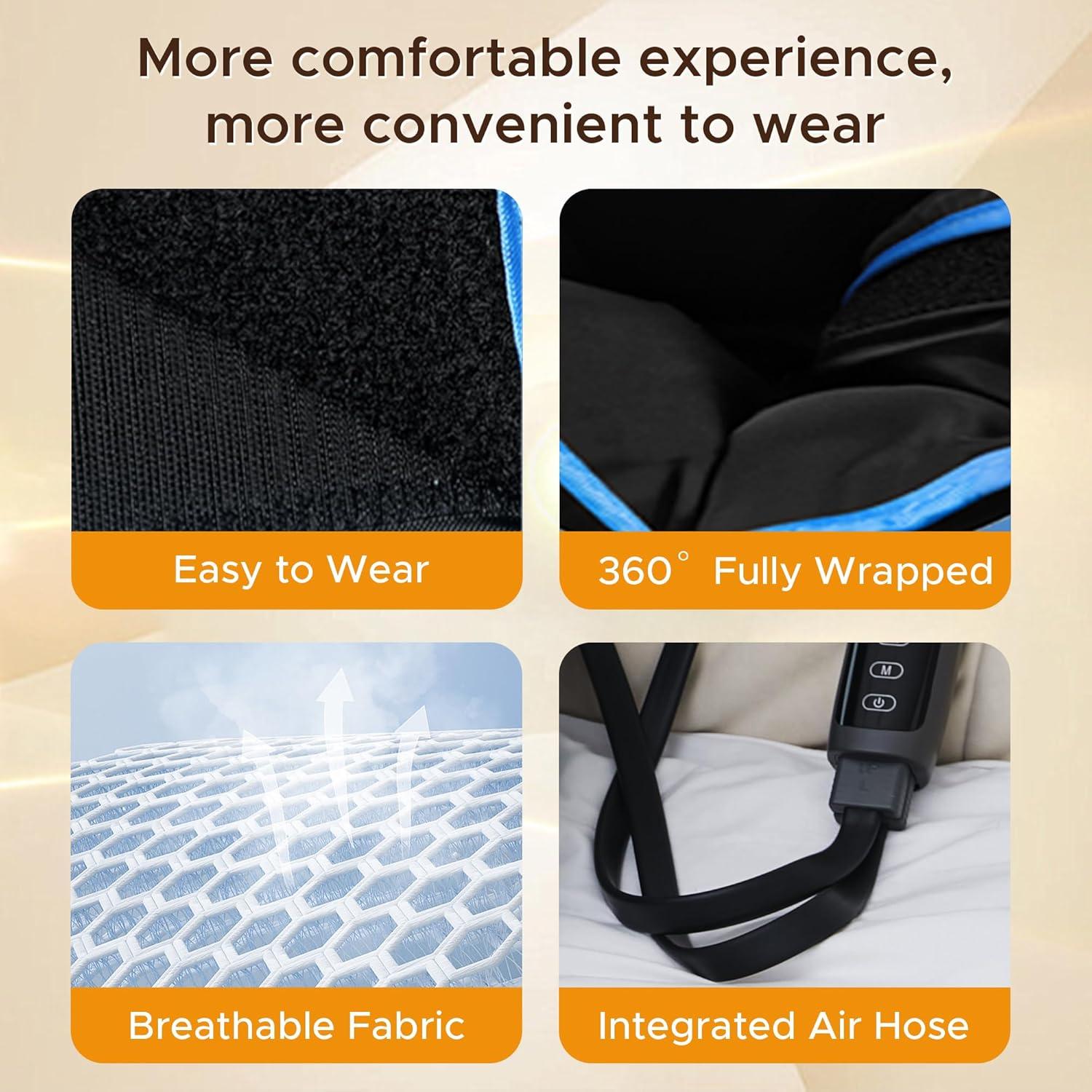 Masajeador de Piernas Xiamen Healthpal 7204B con Calor y Compresión