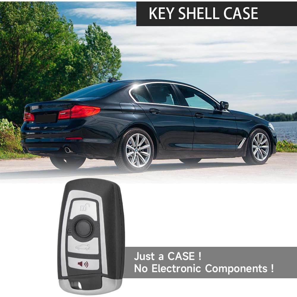 Carcasa de Llave Fob Reemplazo YOLLKY para BMW 1-7