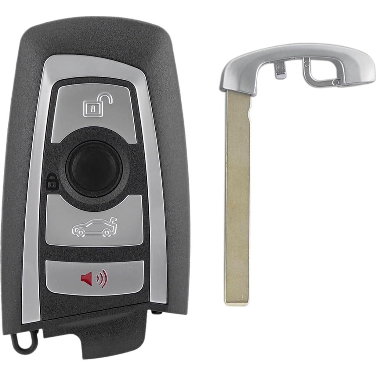 Carcasa de Llave Fob Reemplazo YOLLKY para BMW 1-7