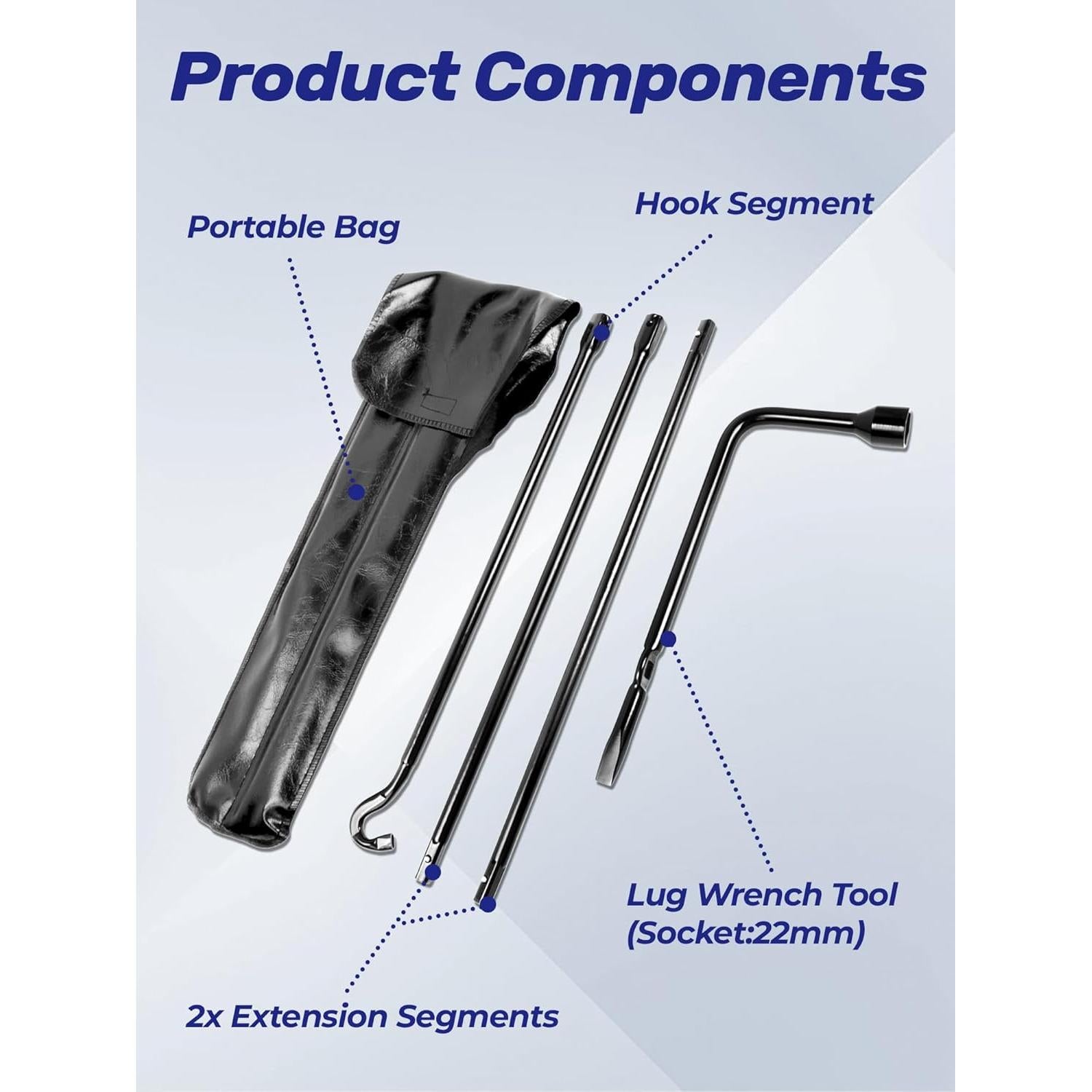 Kit de herramientas para llanta Toyota Tacoma 2005-2021