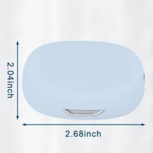 Soporte Limpiador de Cepillos de Dientes ELMWAY Azul con Luz UV-C