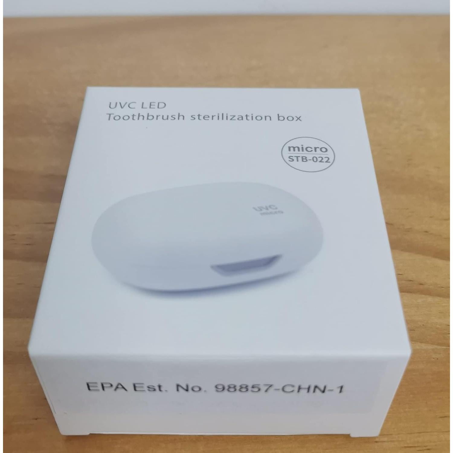 Soporte Limpiador de Cepillos de Dientes ELMWAY Azul con Luz UV-C