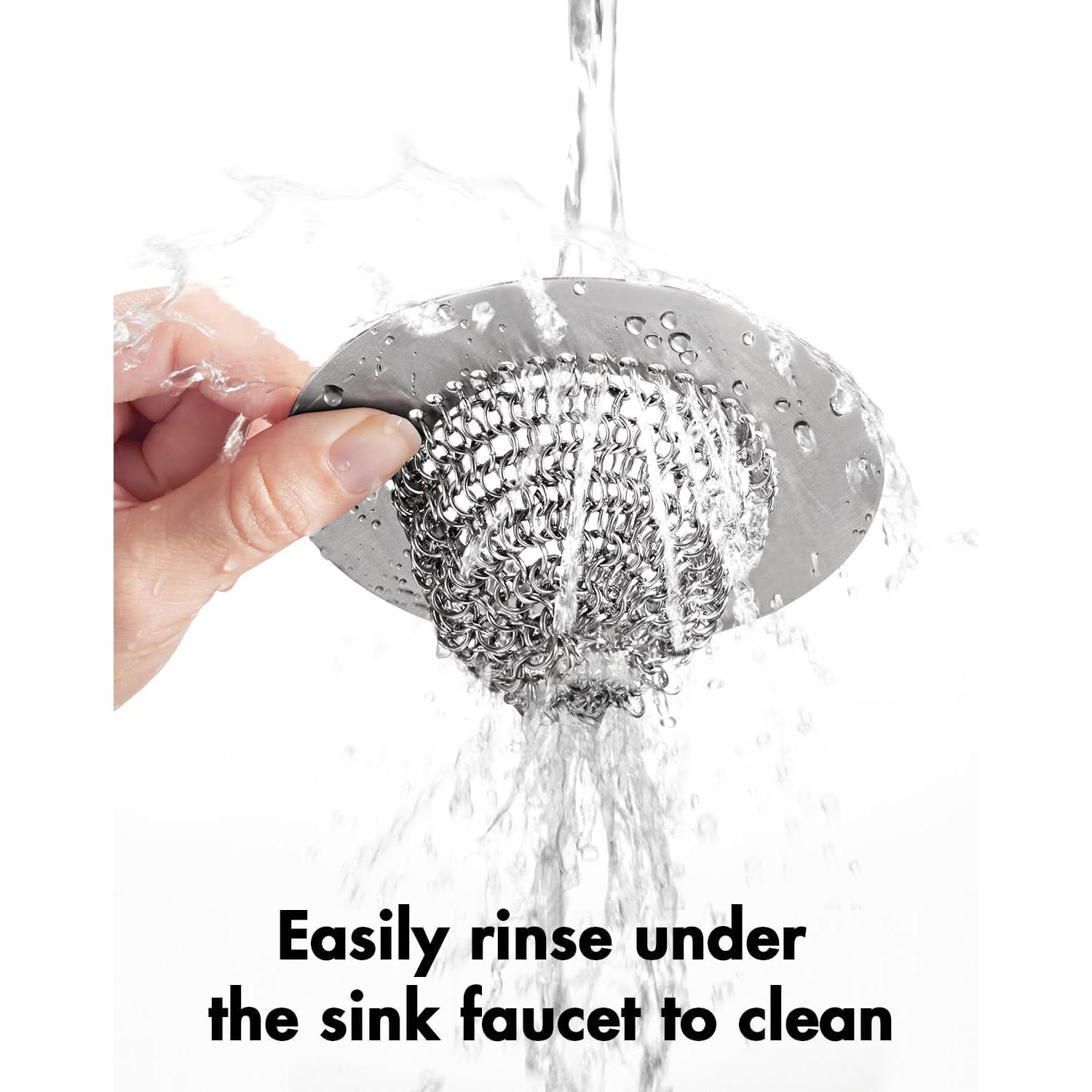 Colador de Drenaje de Fregadero Acero Inoxidable 304 4 Pcs