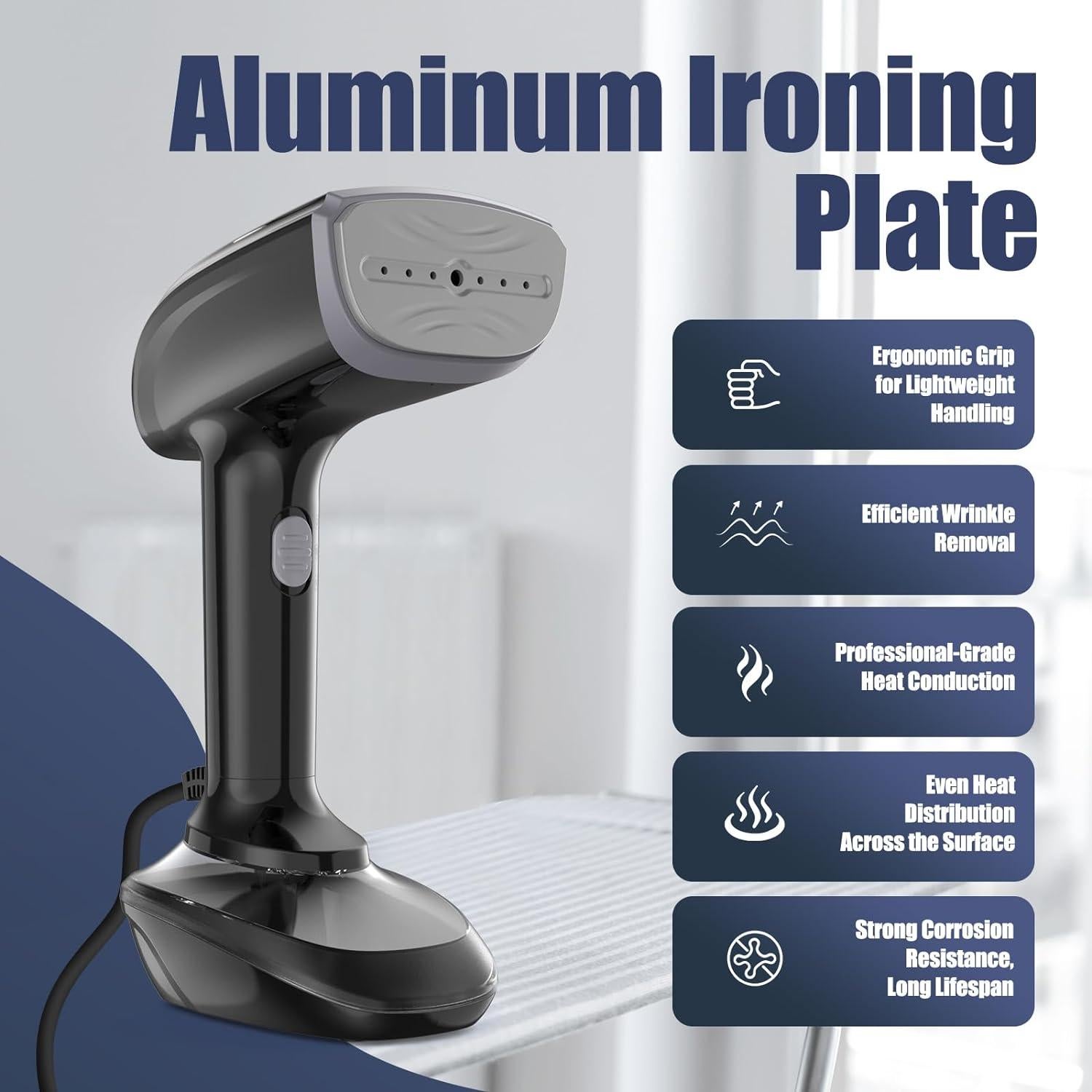 Vaporera de Mano NTAYDZSW 1800W 300ml - Plancha y Removedor de Arrugas