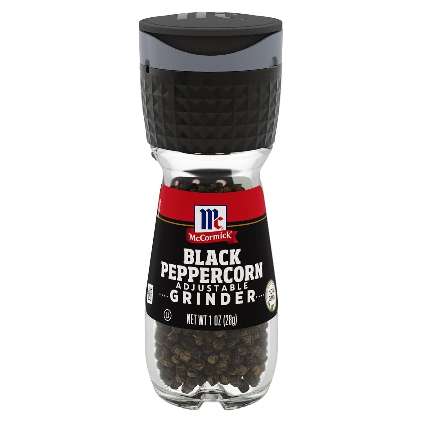 McCormick Black Peppercorn Grinder, 1 oz