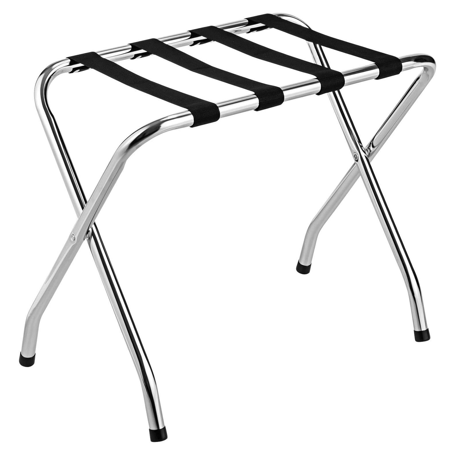 Soporte de Equipaje Plegable Tangkula Cromo 81.65 kg