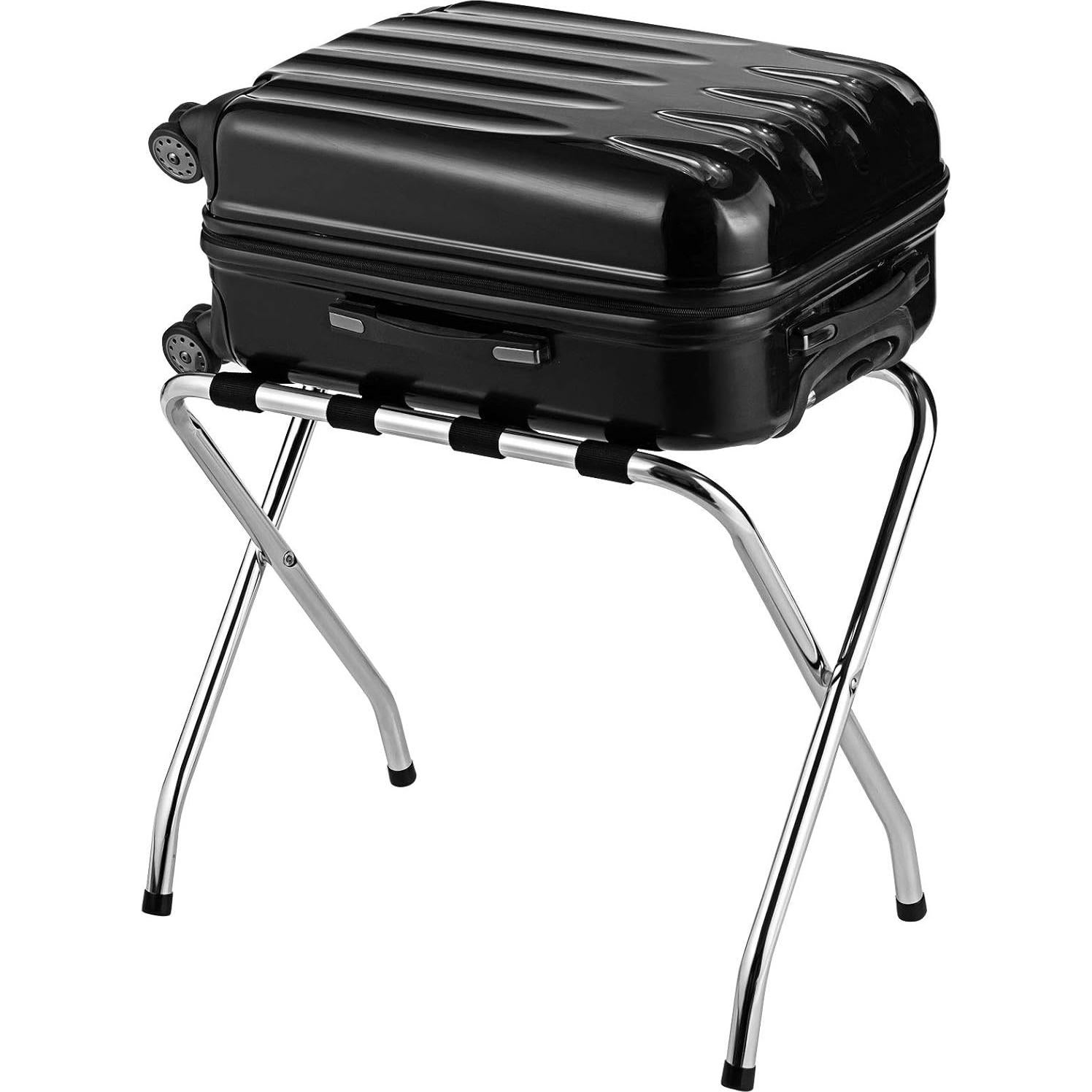 Soporte de Equipaje Plegable Tangkula Cromo 81.65 kg