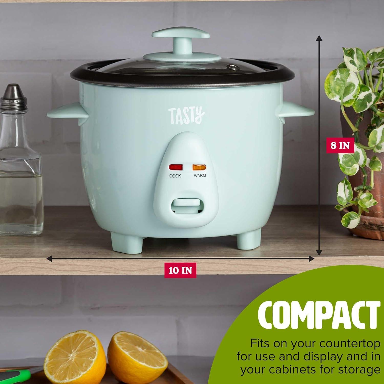 Mini Olla Arrocera Tasty Aqua 6 Tazas Antiadherente