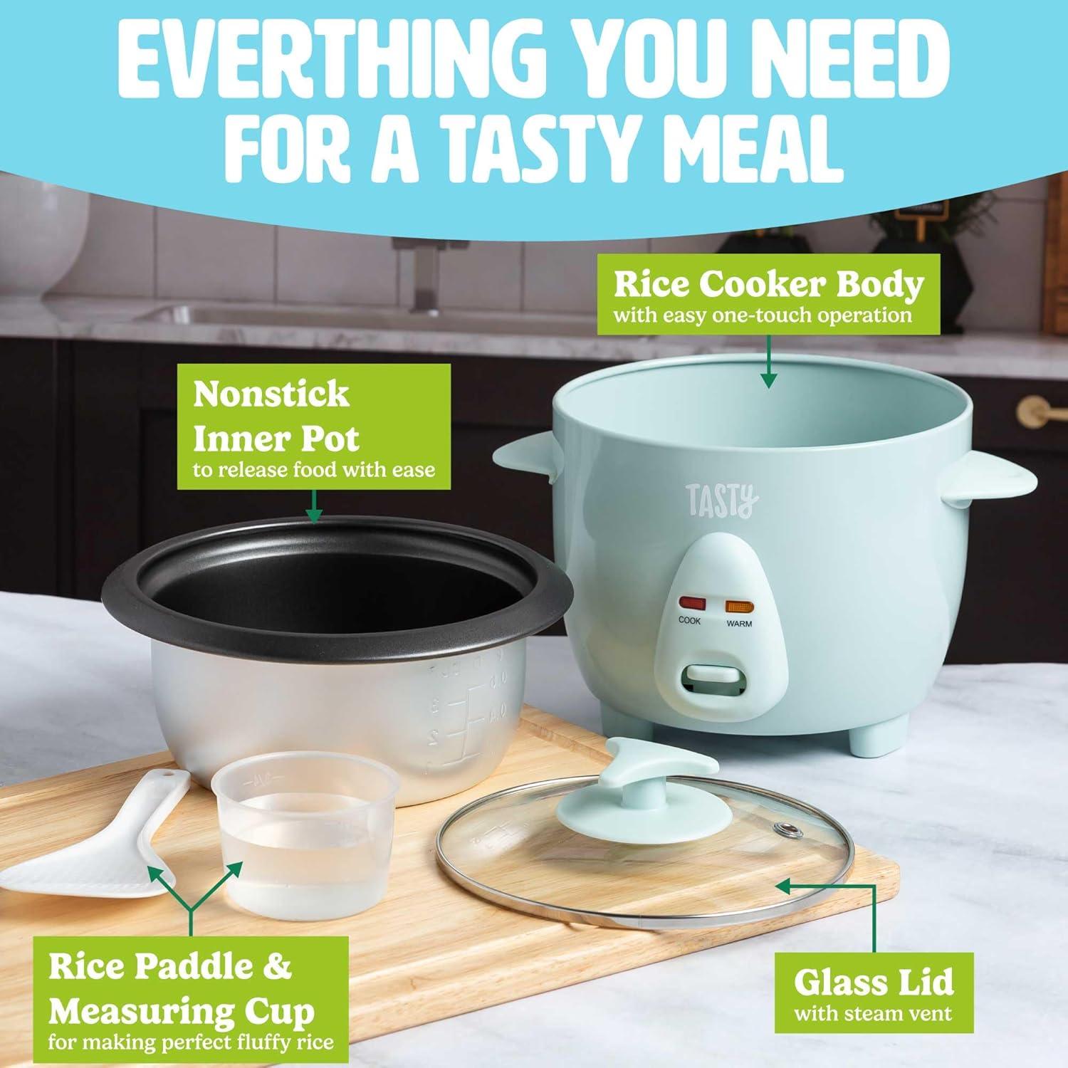 Mini Olla Arrocera Tasty Aqua 6 Tazas Antiadherente