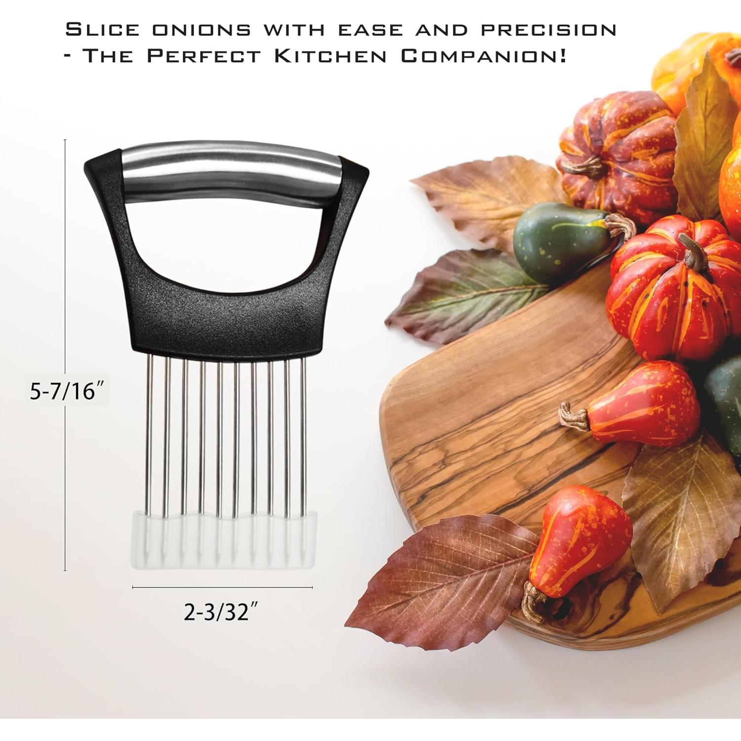 Soporte Cortador de Cebollas ZRSCHYG Acero Inoxidable Multiusos