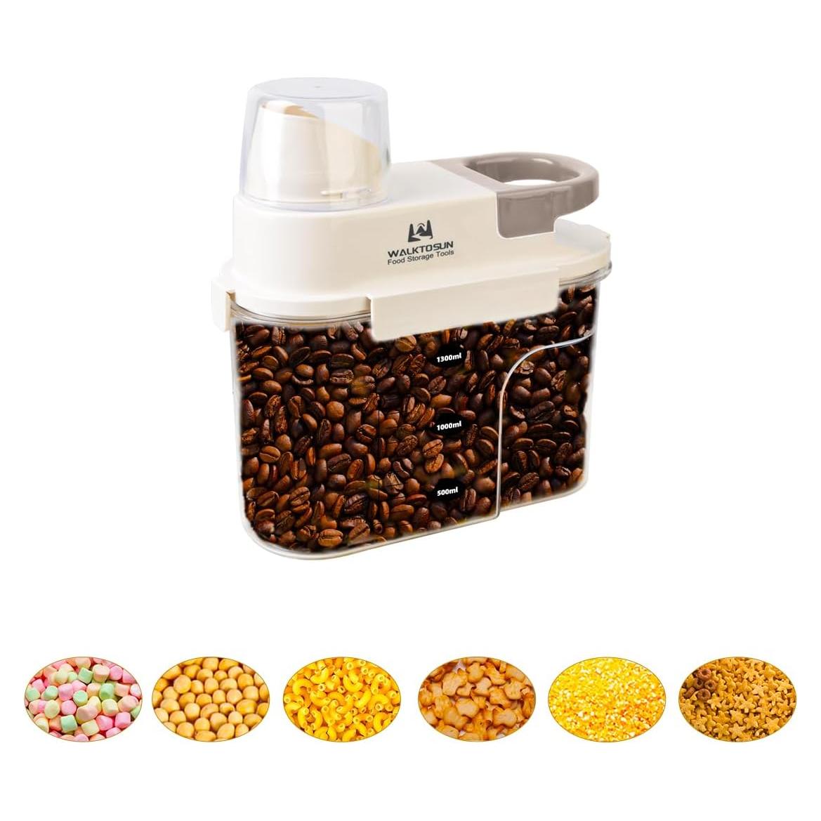 Contenedor de Almacenamiento Hermético Walktosun 1300ml Gris