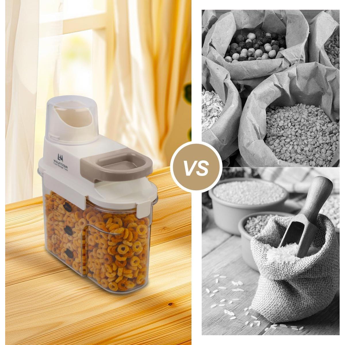 Contenedor de Almacenamiento Hermético Walktosun 1300ml Gris