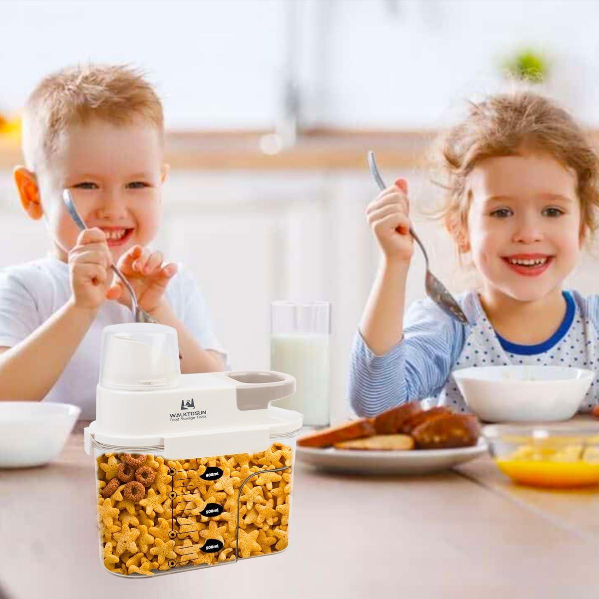 Contenedor de Almacenamiento Hermético Walktosun 1300ml Gris