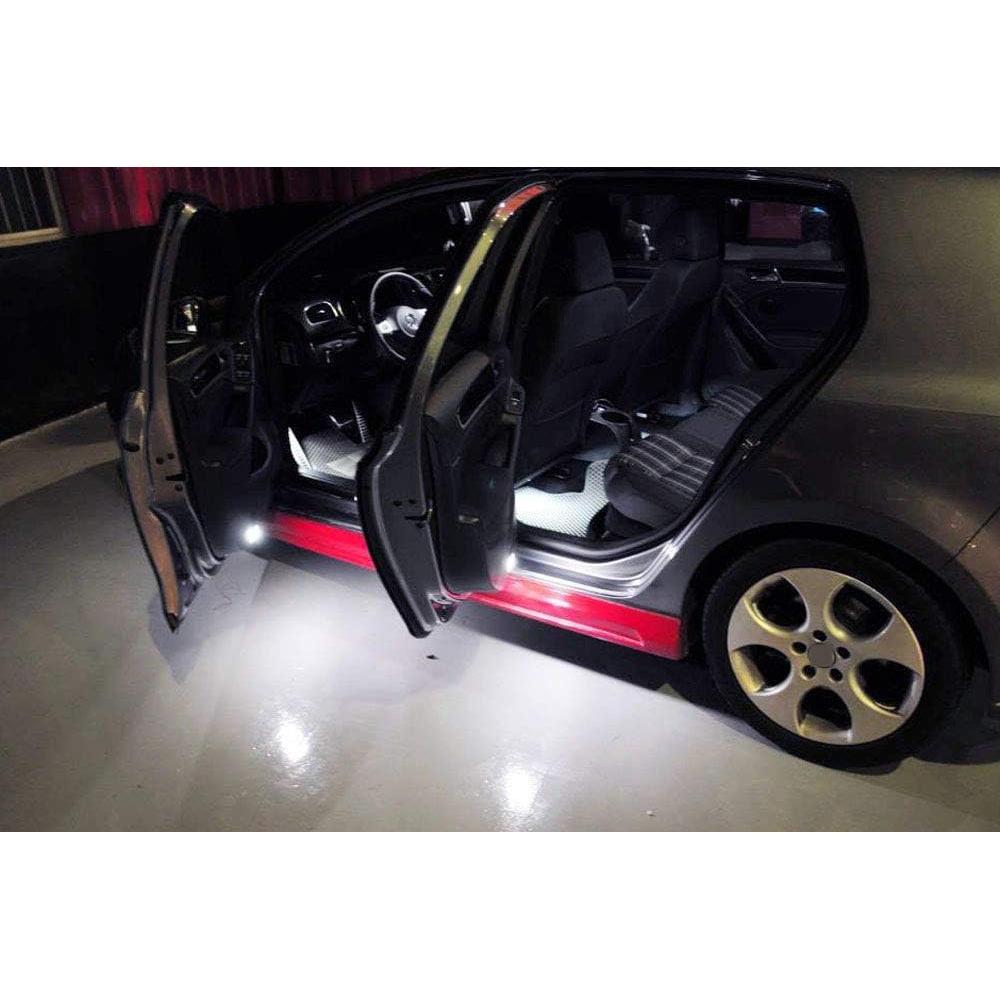 Lámparas de Cortesía LED iJDMTOY Xenon Blancas para VW