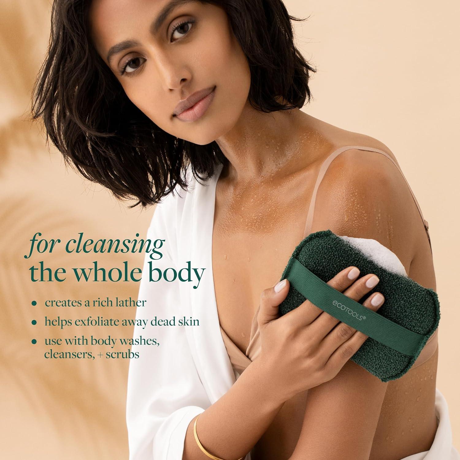 Esponja Exfoliante Corporal EcoTools XL - 1 Cuenta, Ecológica