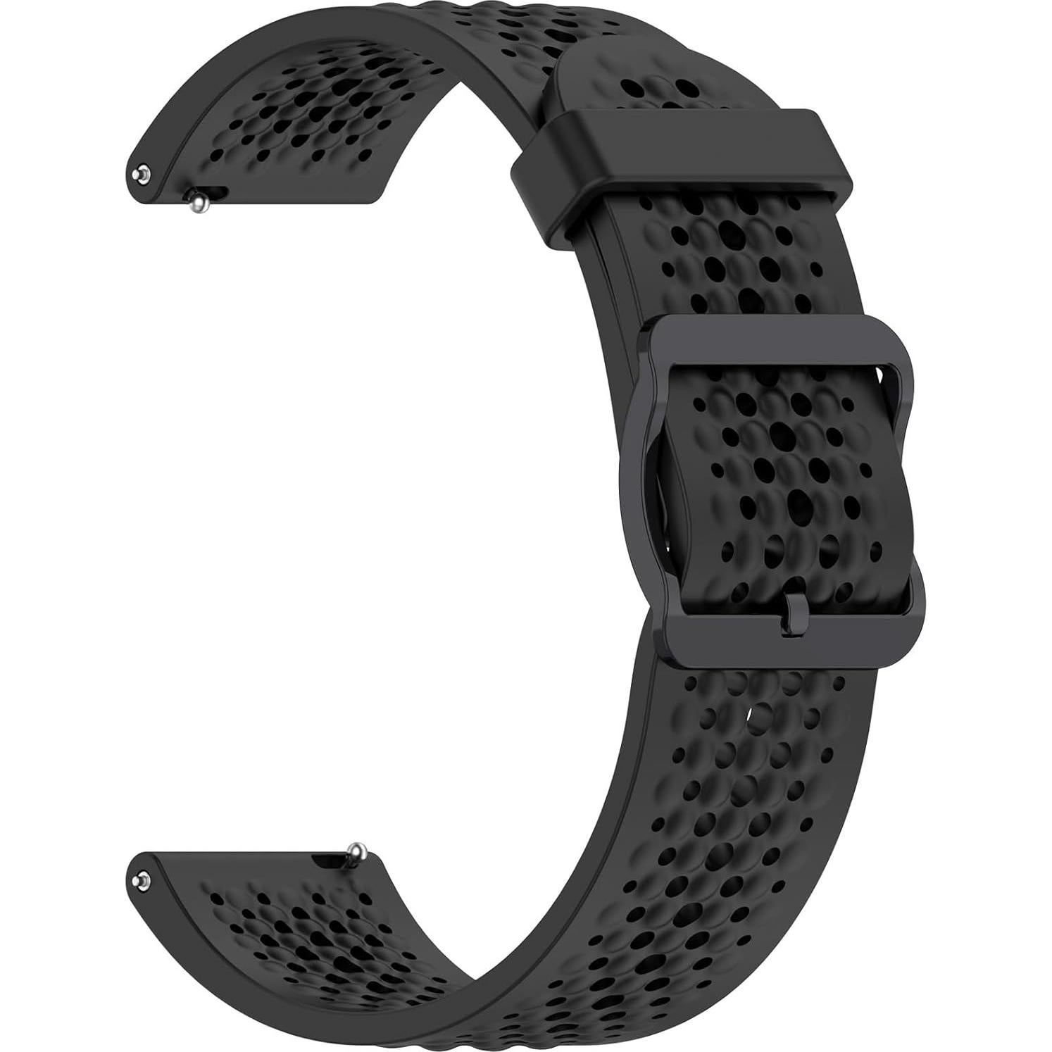 Correa de Silicona Disscool 22mm para Xiaomi Watch S4/S3/S2 - Negro