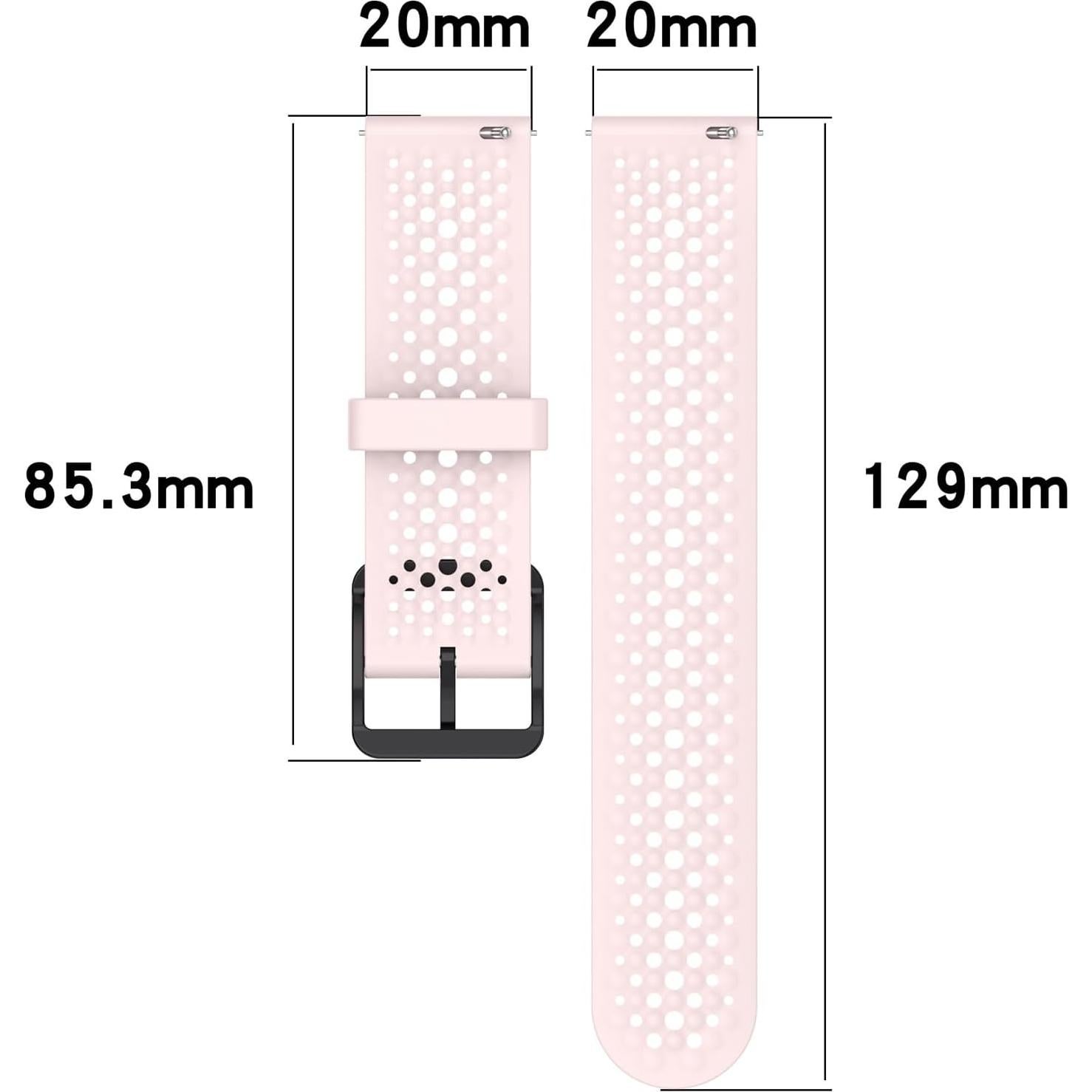 Correa de Silicona Disscool 22mm para Xiaomi Watch S4/S3/S2 - Negro