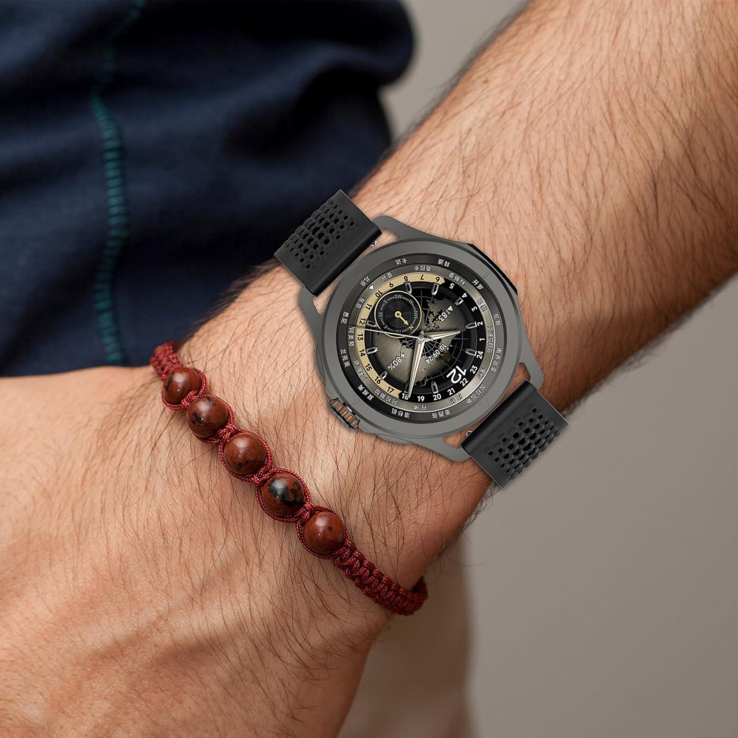 Correa de Silicona Disscool 22mm para Xiaomi Watch S4/S3/S2 - Negro