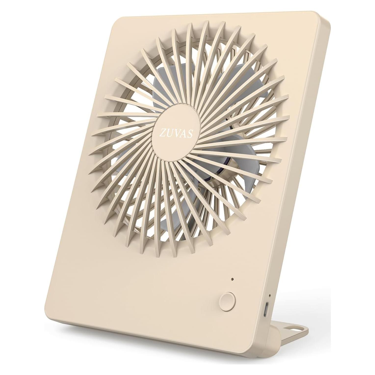 Ventilador de Escritorio Zuvas FD01 Plegable 3 Velocidades Beige