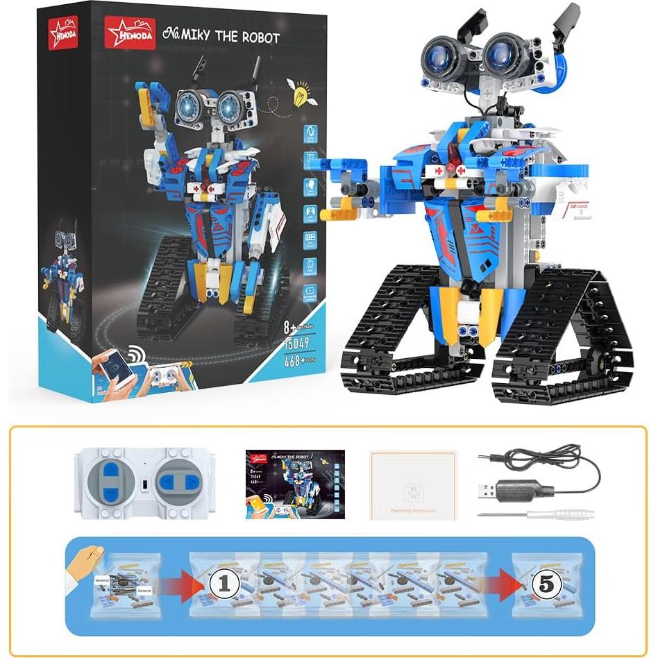 Robot de Construcción Programable Henoda 15049 para Niños 8+