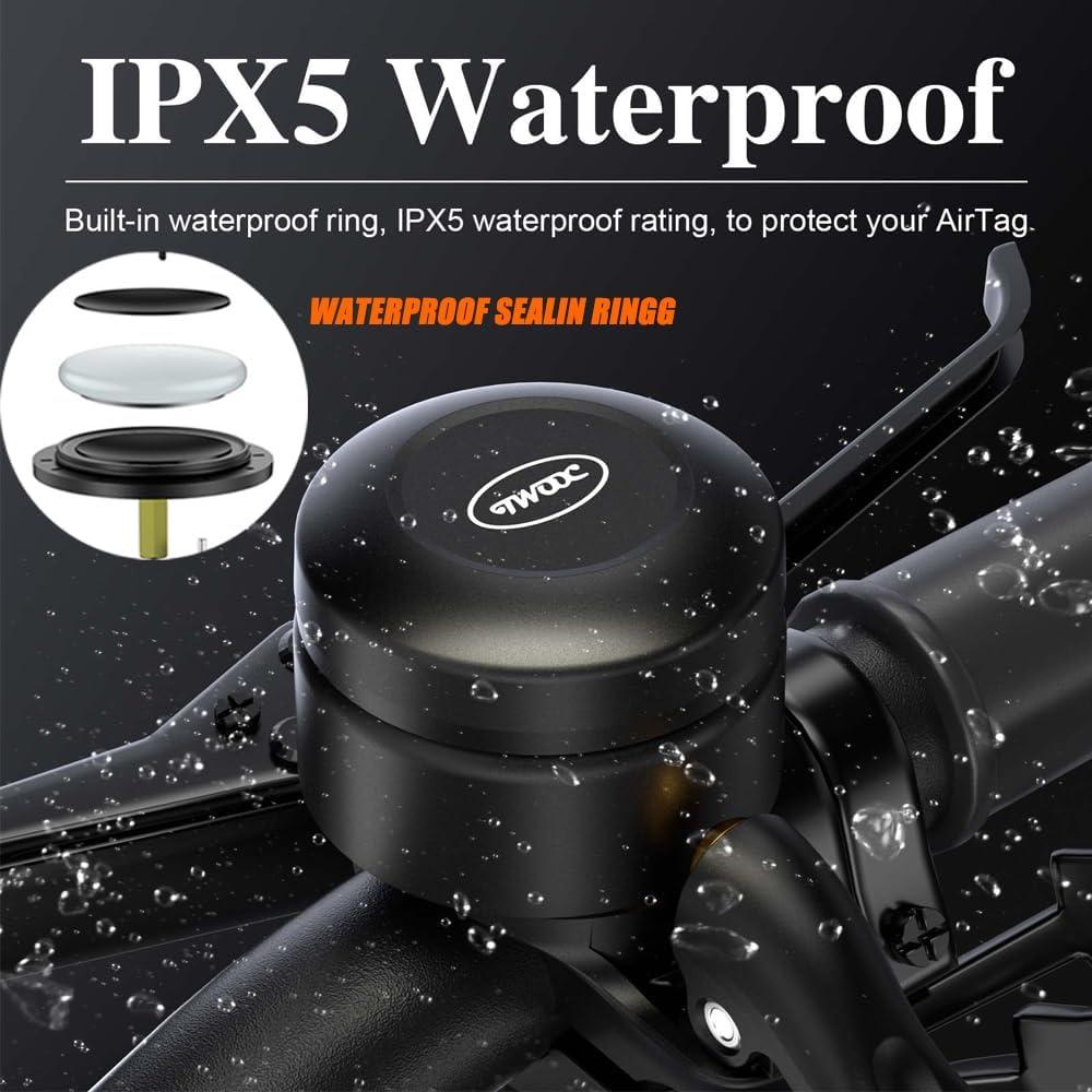 Campana de Bicicleta LESOVI con Soporte para AirTag 120dB