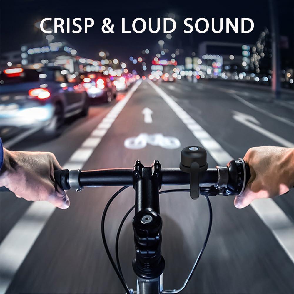 Campana de Bicicleta LESOVI BT con Soporte para AirTag 120dB