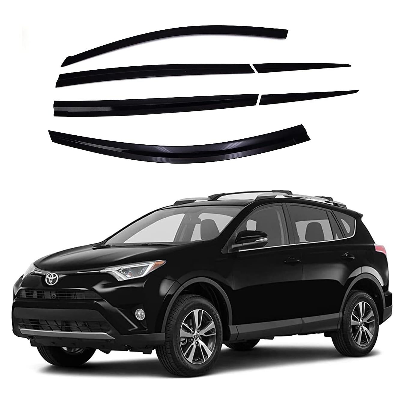 Deflectores de Ventana Ahumados AUTO CLOVER para Toyota RAV4 2013-2018