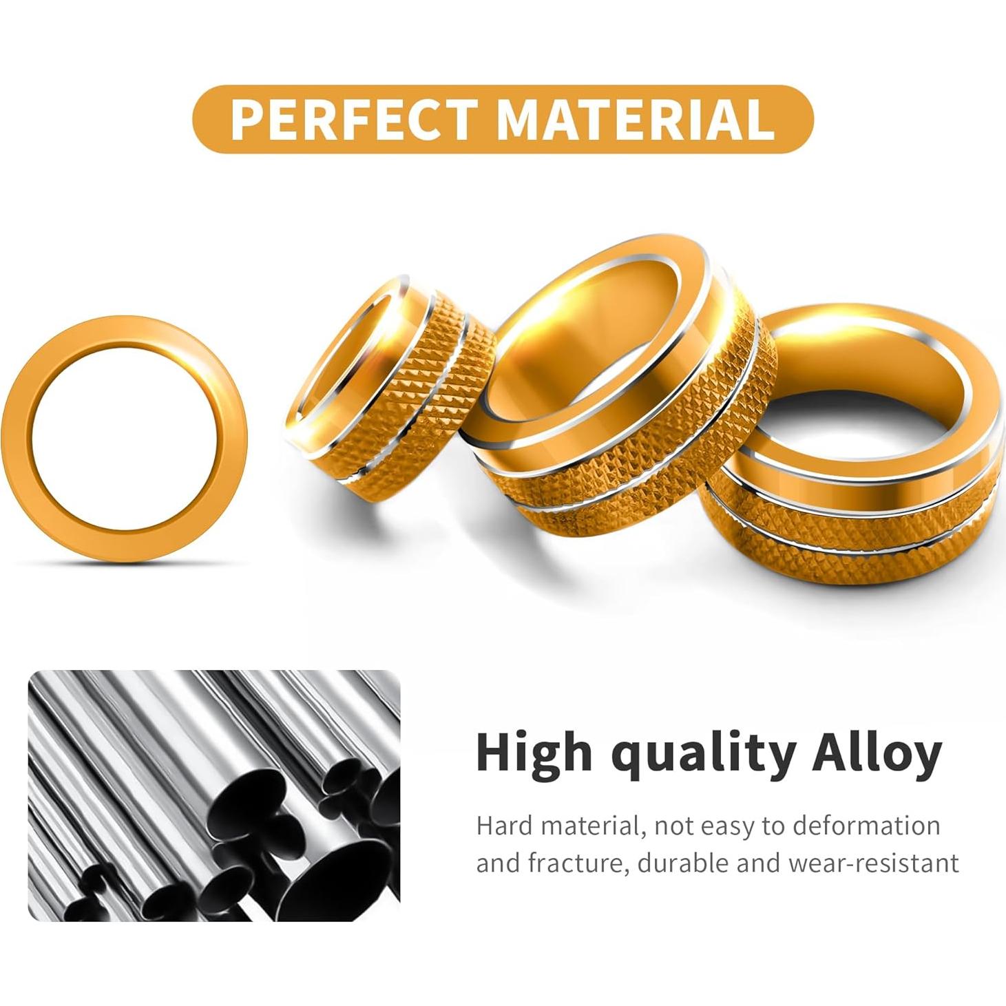 Cubiertas de Perilla de Aluminio Polodunn para Toyota Corolla 2020-2026