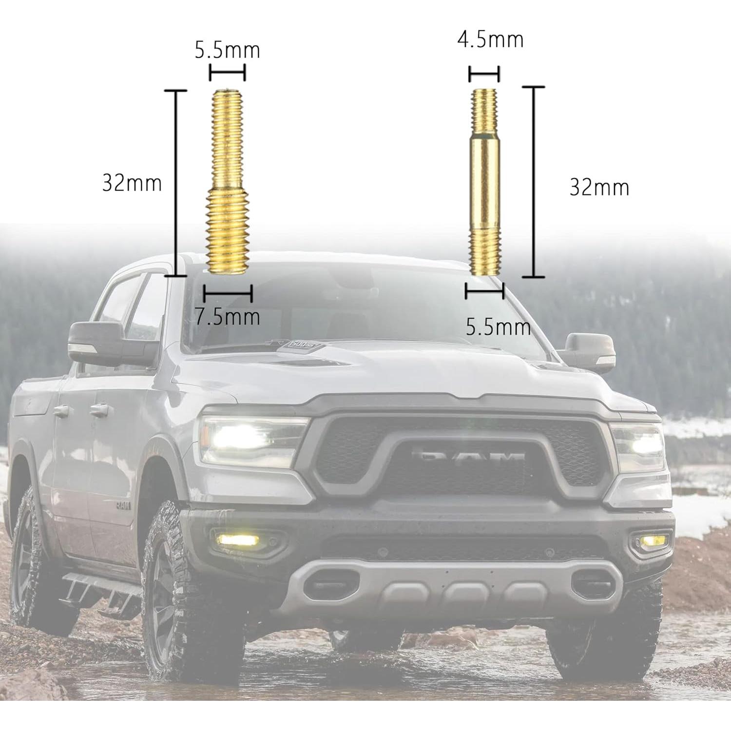 Kit 13 Pcs Accesorios Antena Coche Junecarp - Tornillos y Arandelas