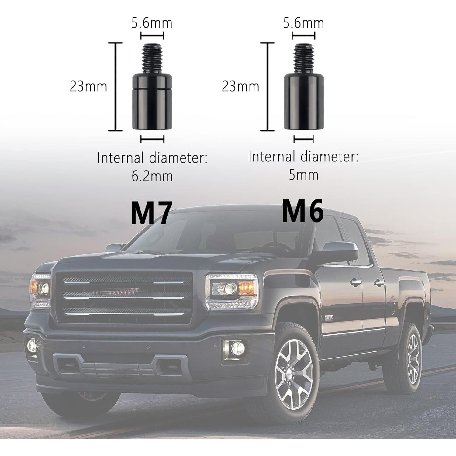 Kit 13 Pcs Accesorios Antena Coche Junecarp - Tornillos y Arandelas