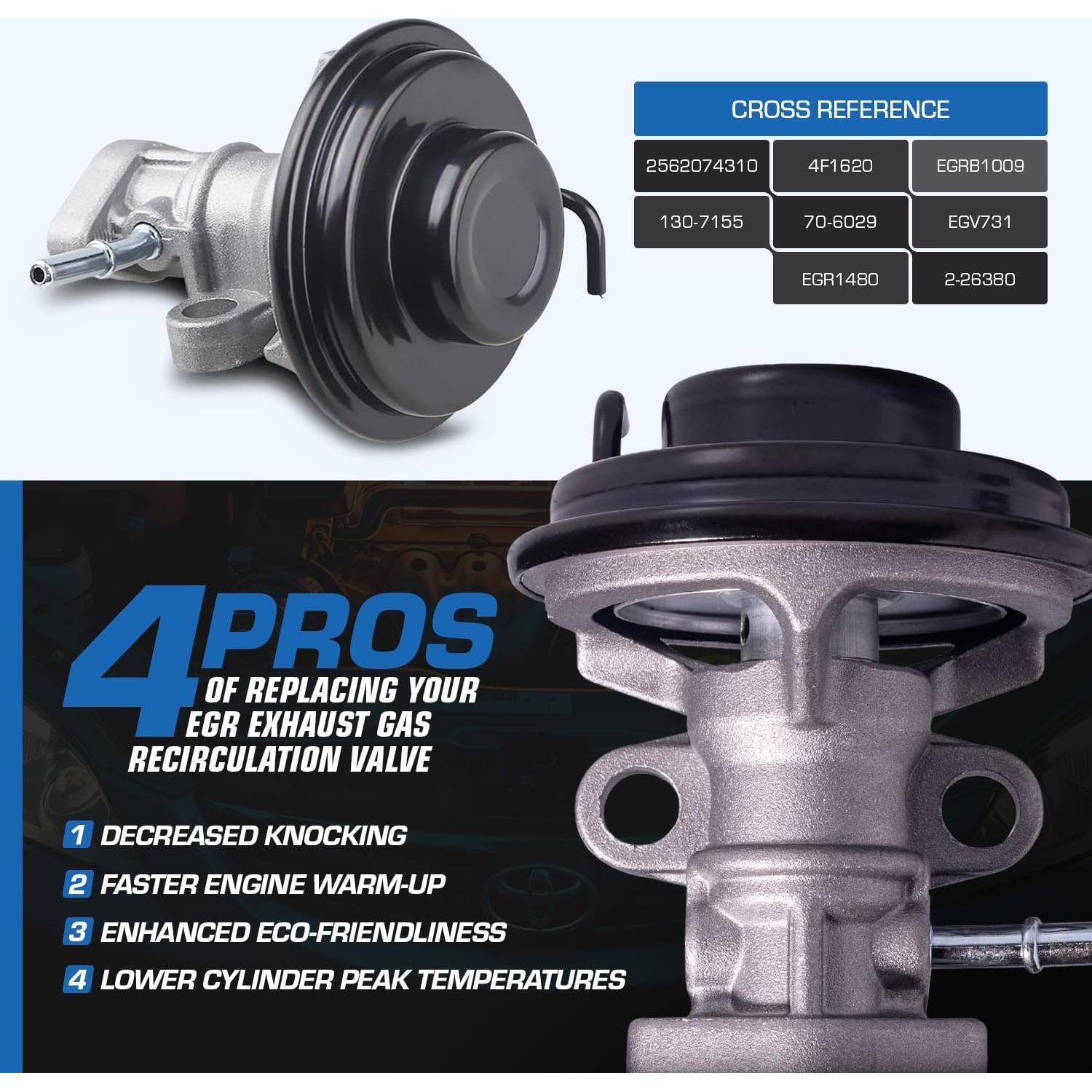 Válvula EGR Auto Parts Prodigy para Toyota Camry 1997-2001