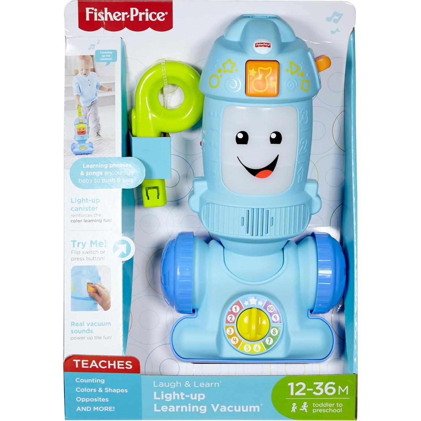 Aspiradora de Juguete Fisher-Price Ríe y Aprende 40cm