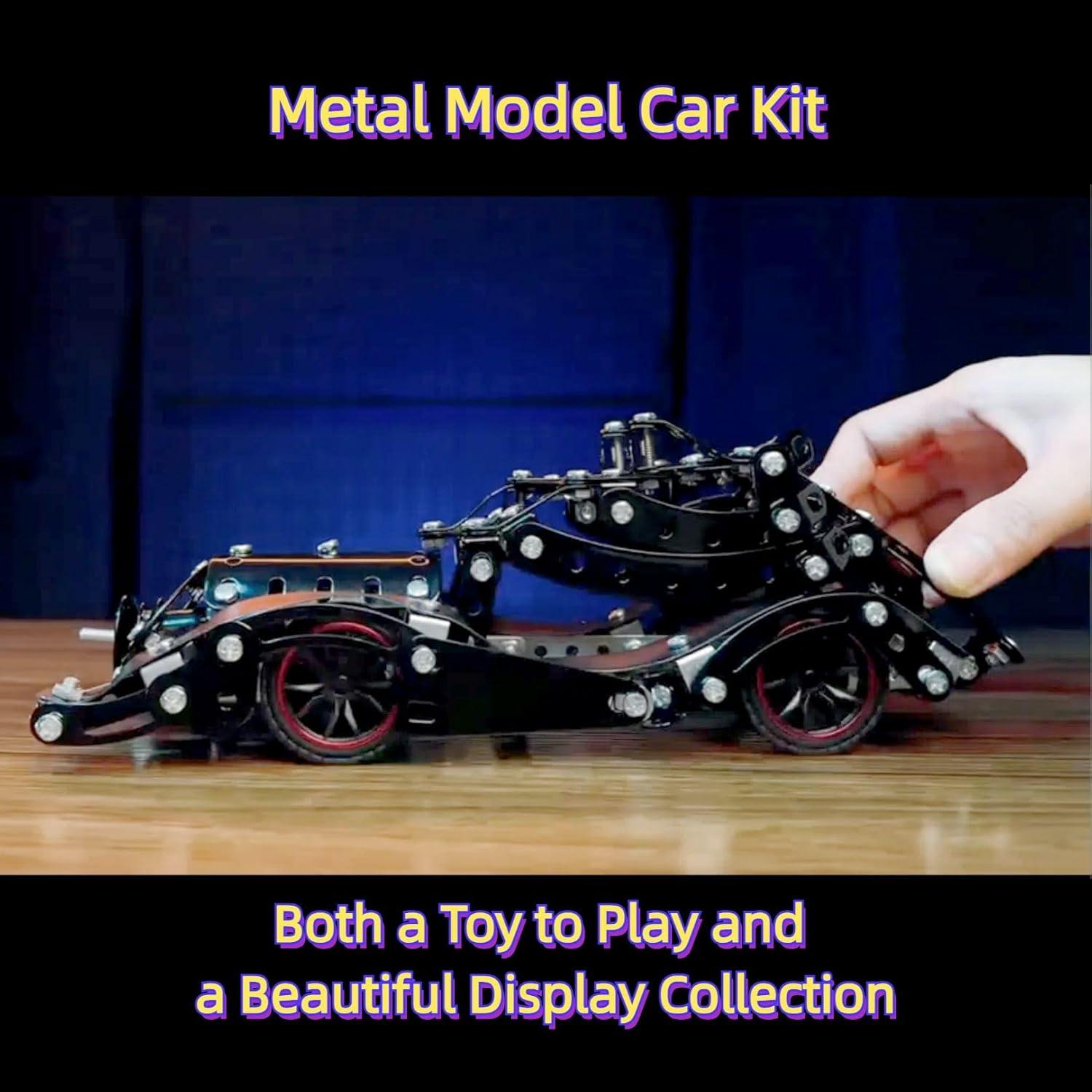 Juego de Erector CHOWONE 332 Piezas Coche Metal para Niños