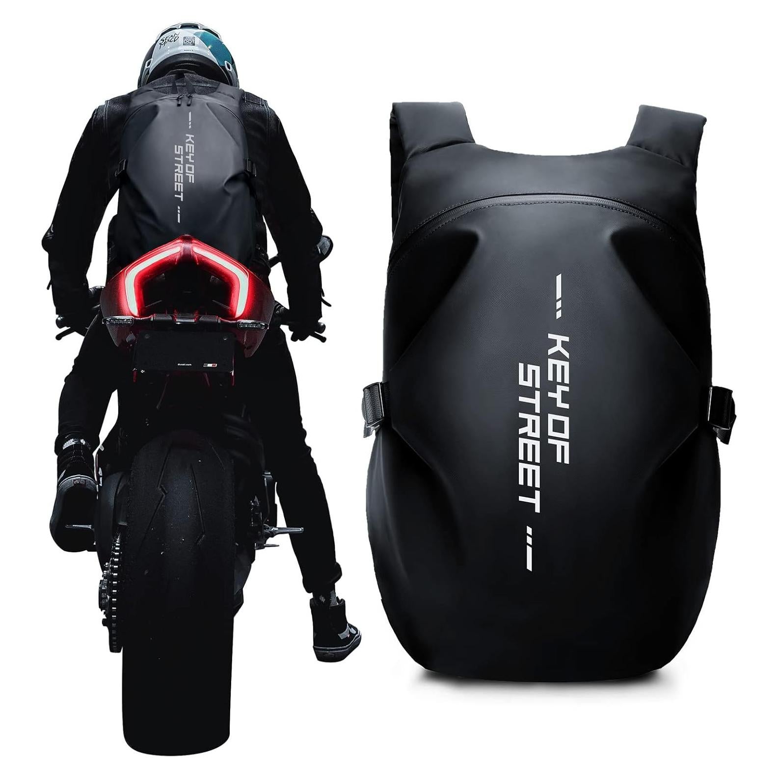 Motorcycle Backpack,Waterproof Helmet Backpack for Men,Motorcycle Accessories,Travel Backpack