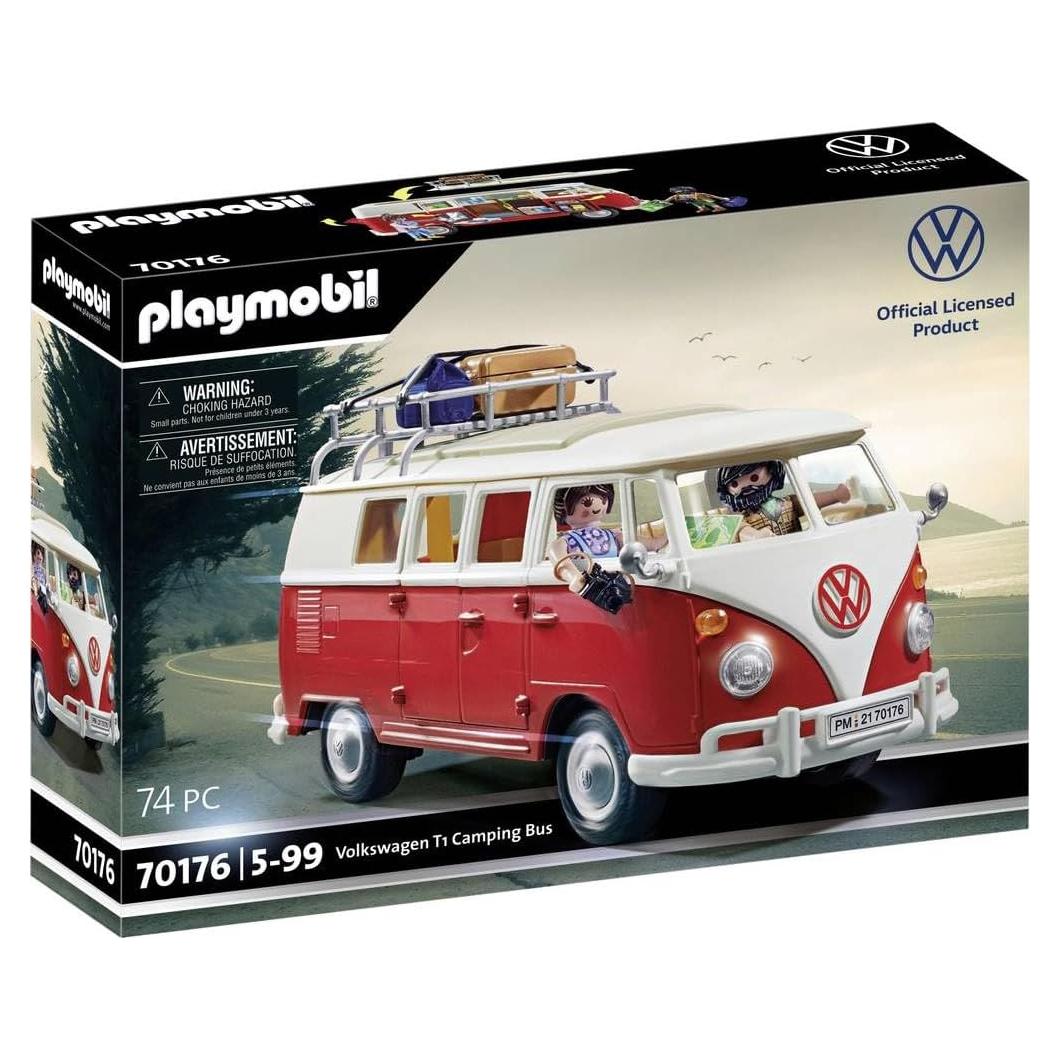 Playmobil Volkswagen T1 Camping Bus - Set de Viaje 70176