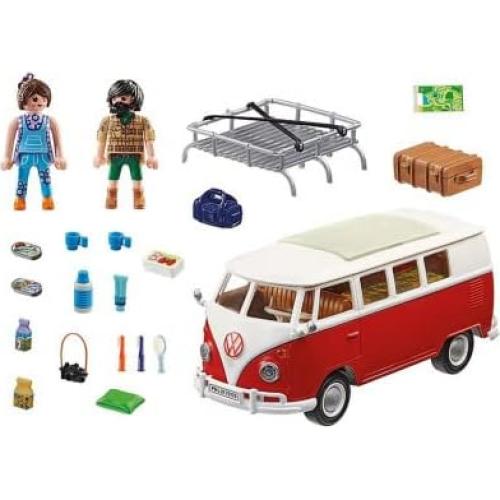 Playmobil Volkswagen T1 Camping Bus - Set de Viaje 70176