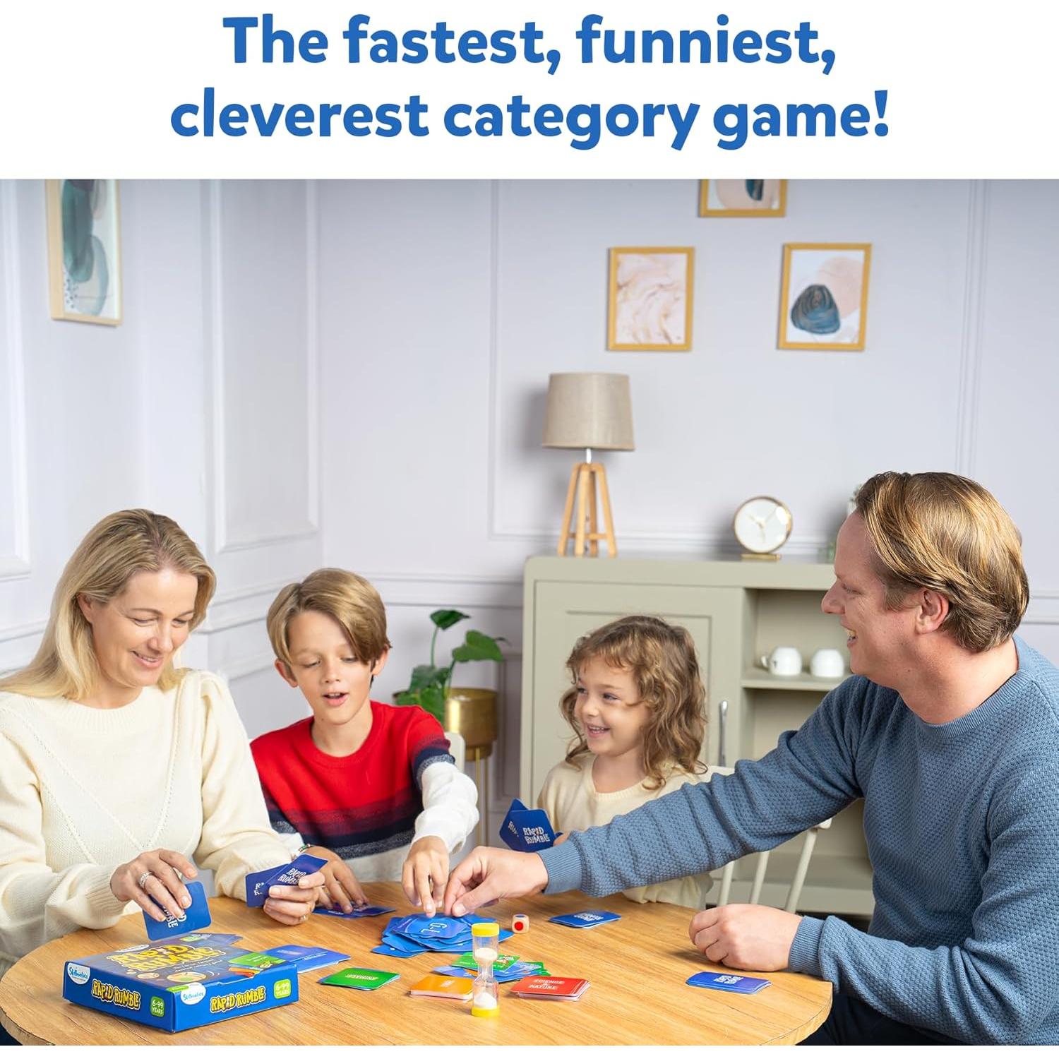 Skillmatics Rapid Rumble - Juego de Mesa Rápido para Familias