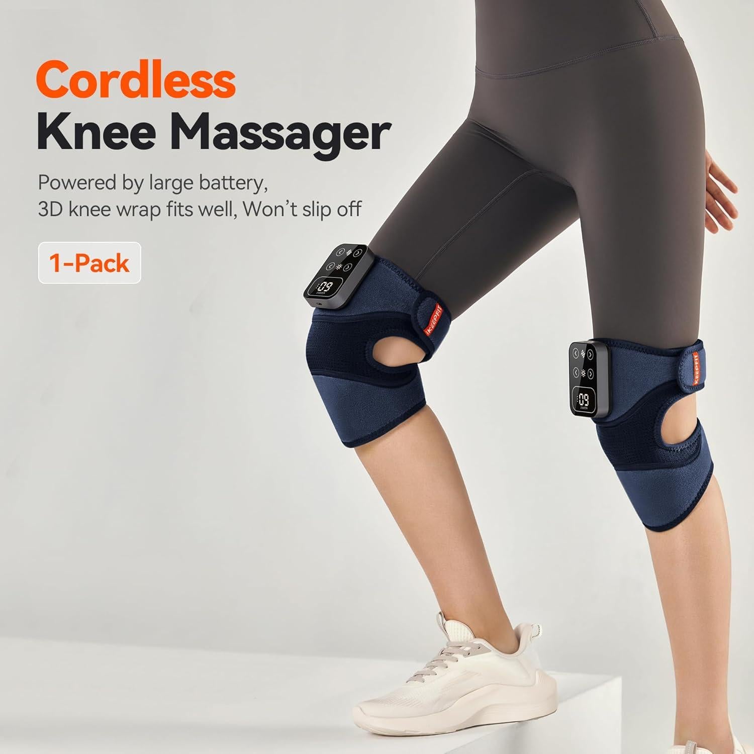 Masajeador de Rodilla Inalámbrico IKEEPFIT MAXwarm 4.0 con Calor