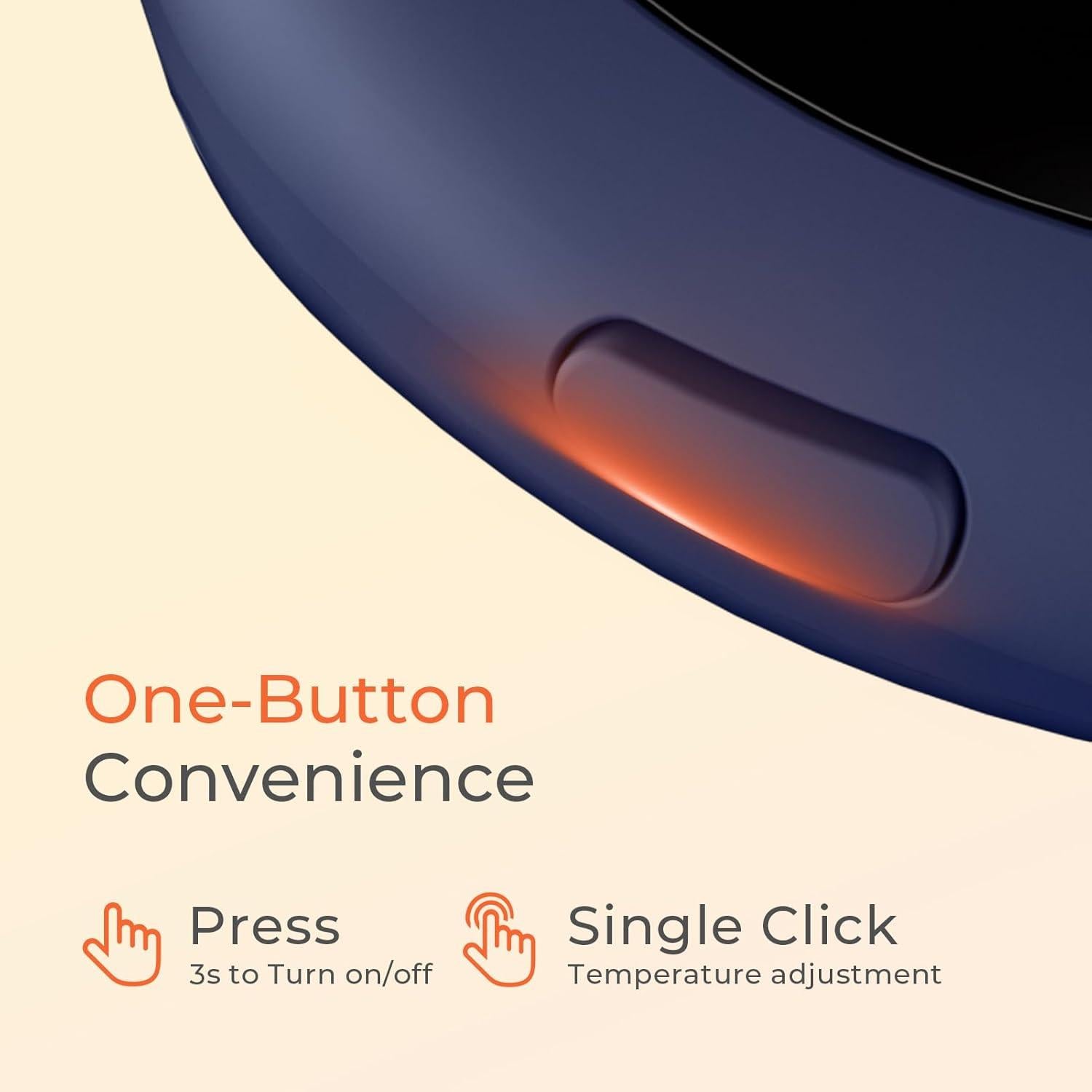 Calentadores de Manos Recargables Hotdot HW-06, 2 Piezas, 40-55°C