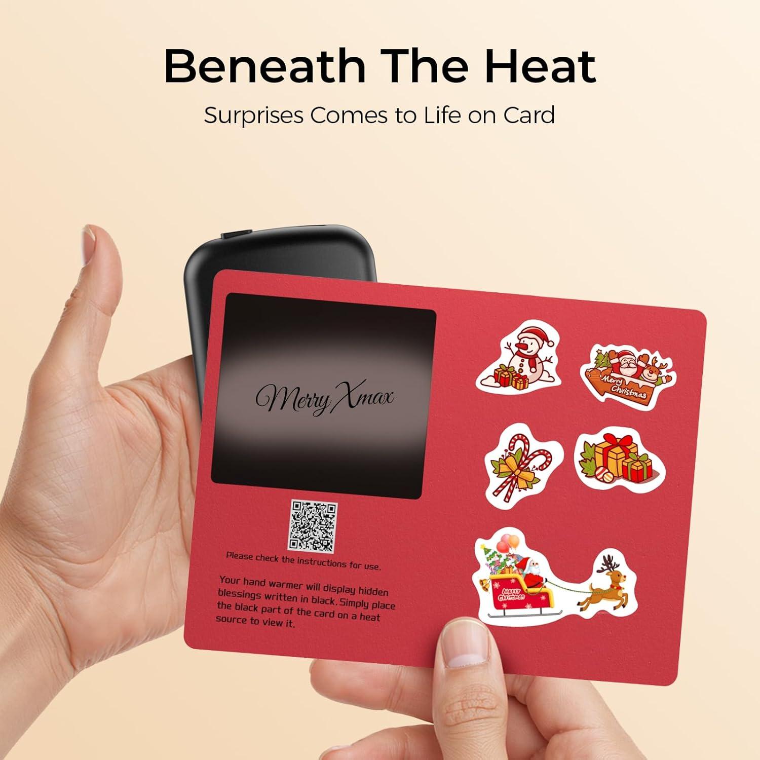 Calentadores de Manos Recargables Hotdot HW-06, 2 Piezas, 40-55°C