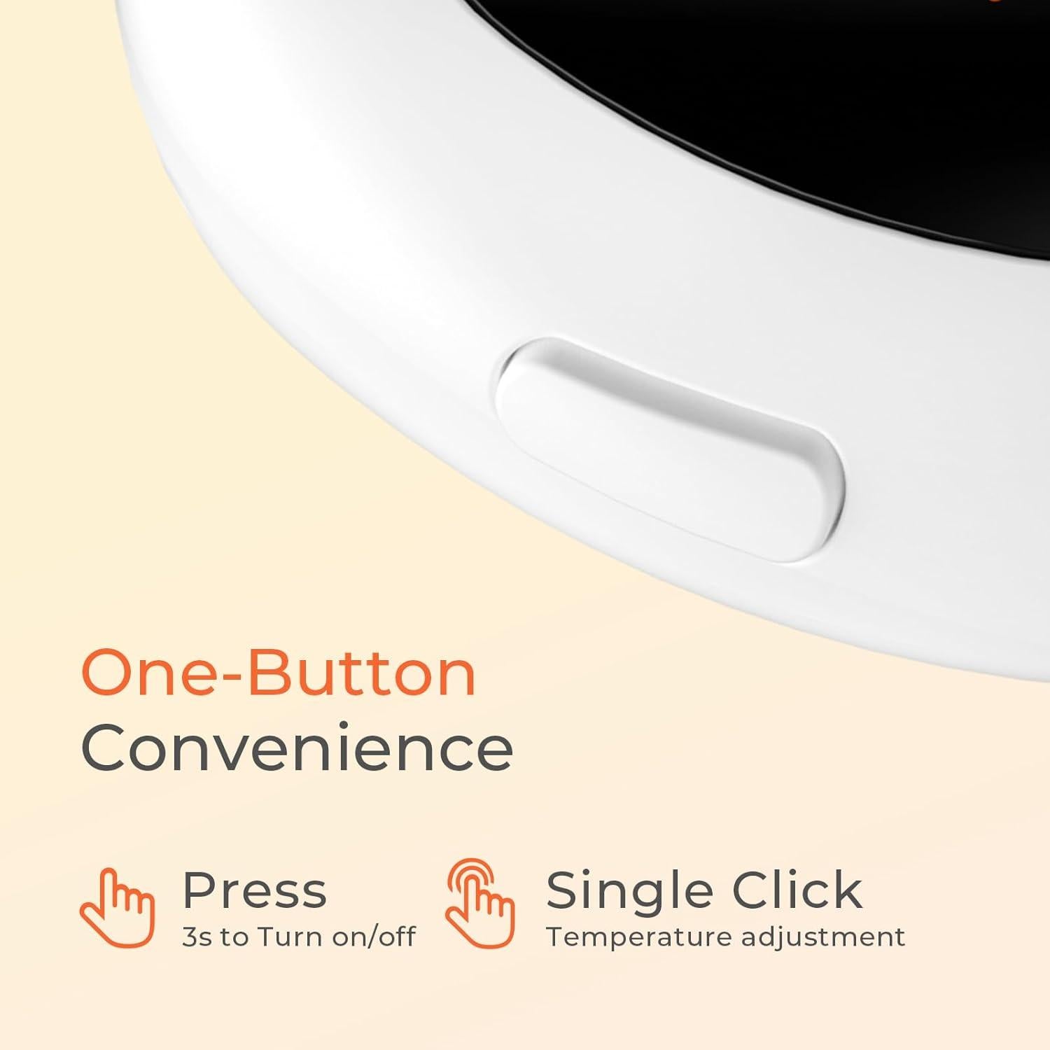 Calentadores de Manos Recargables Hotdot HW-06, 2 Piezas, 40-55°C