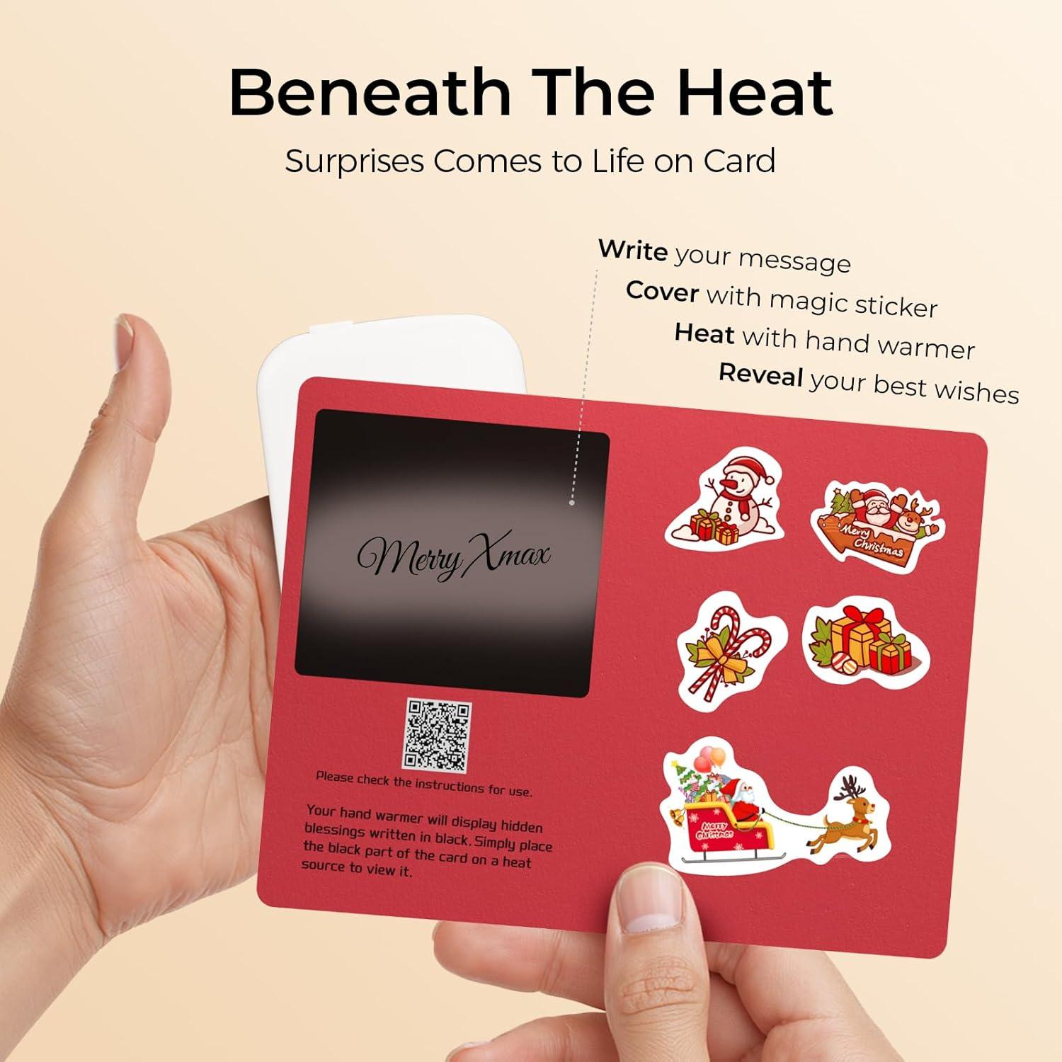 Calentadores de Manos Recargables Hotdot HW-06, 2 Paquete, 40-55°C