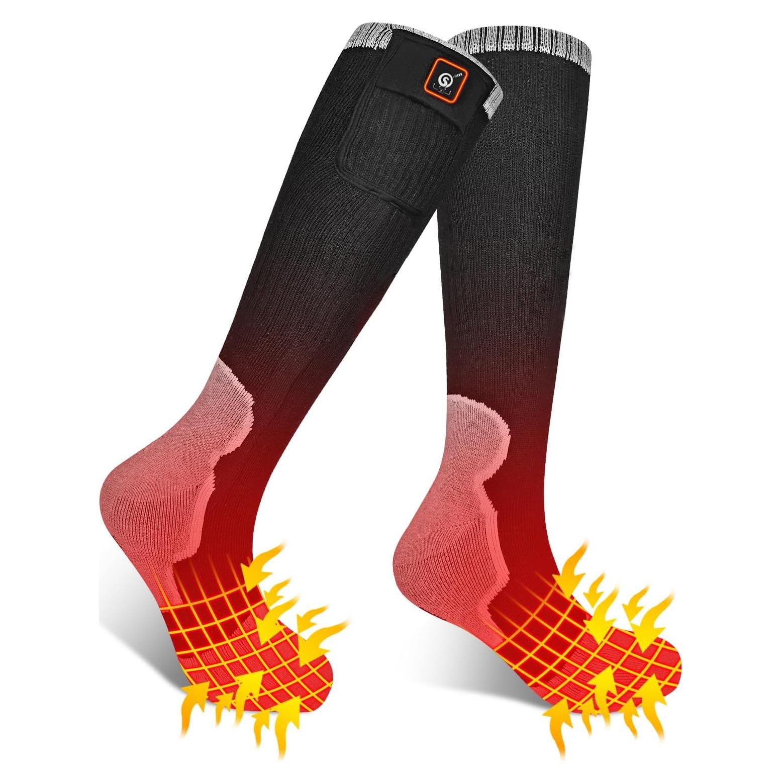 Calcetines Calentados Eléctricos Day Wolf Unisex 7.4V 2200mAh