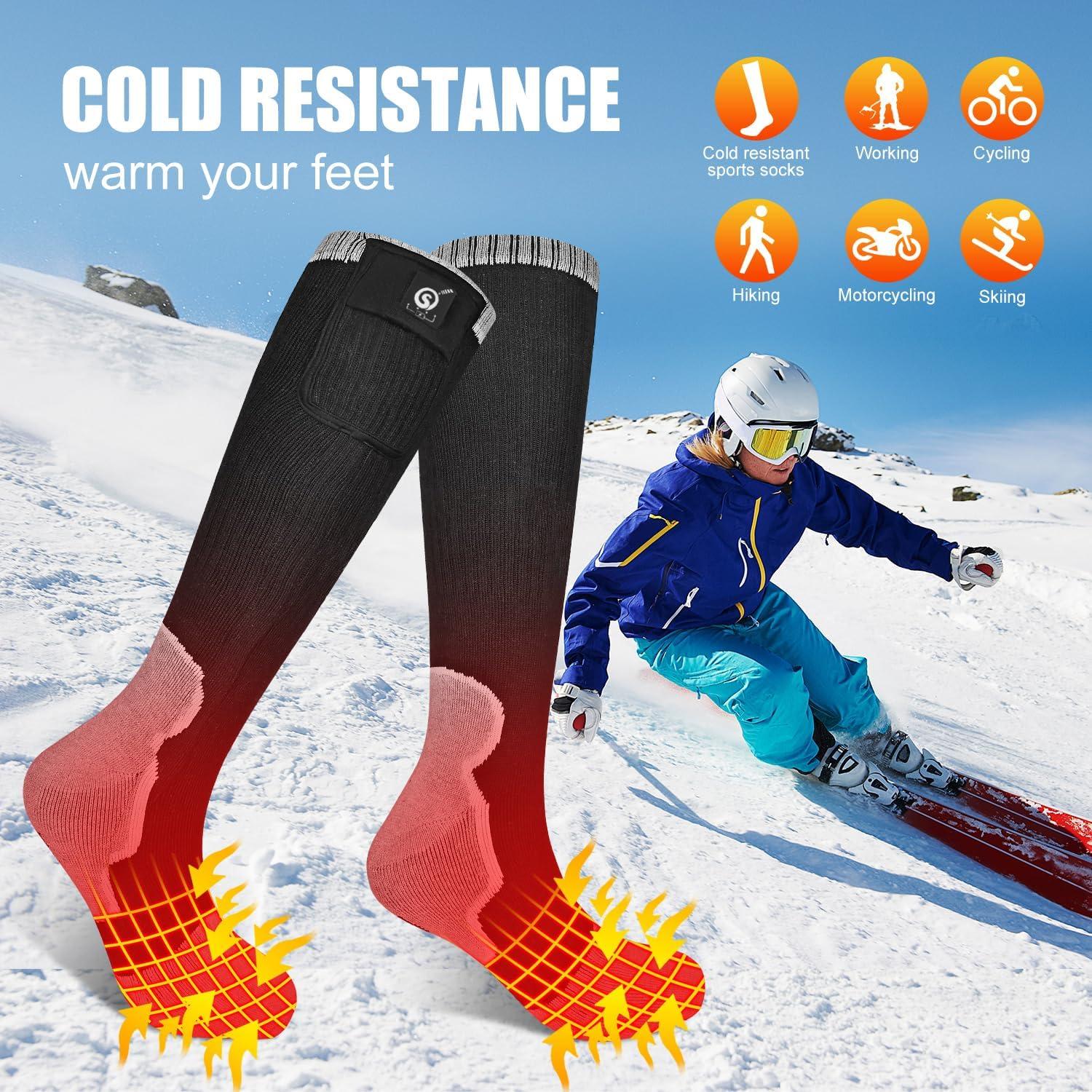 Calcetines Calentados Eléctricos Day Wolf Unisex 7.4V 2200mAh