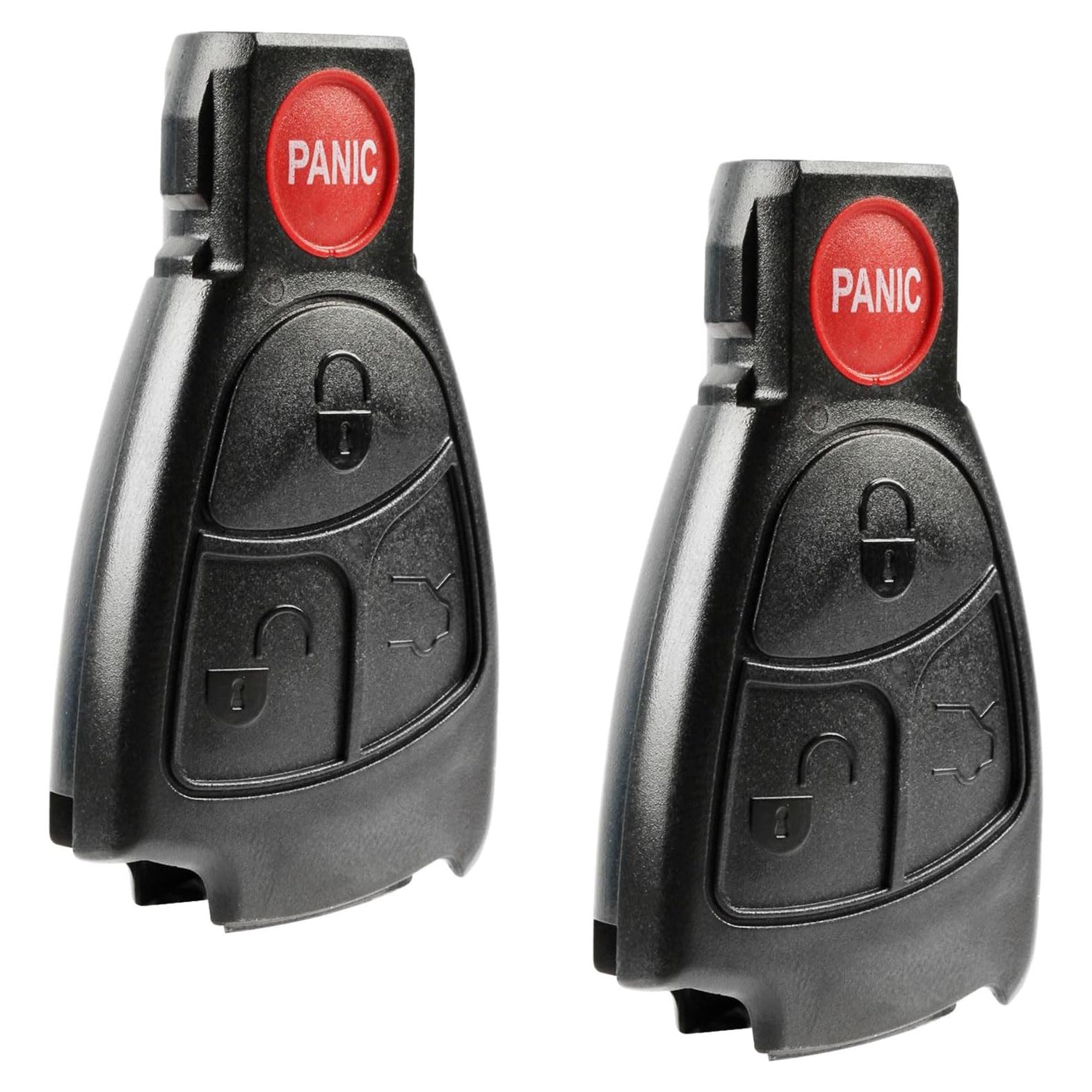 Funda Control Remoto Mercedes Clase C E G SLK AMG - 2 Piezas