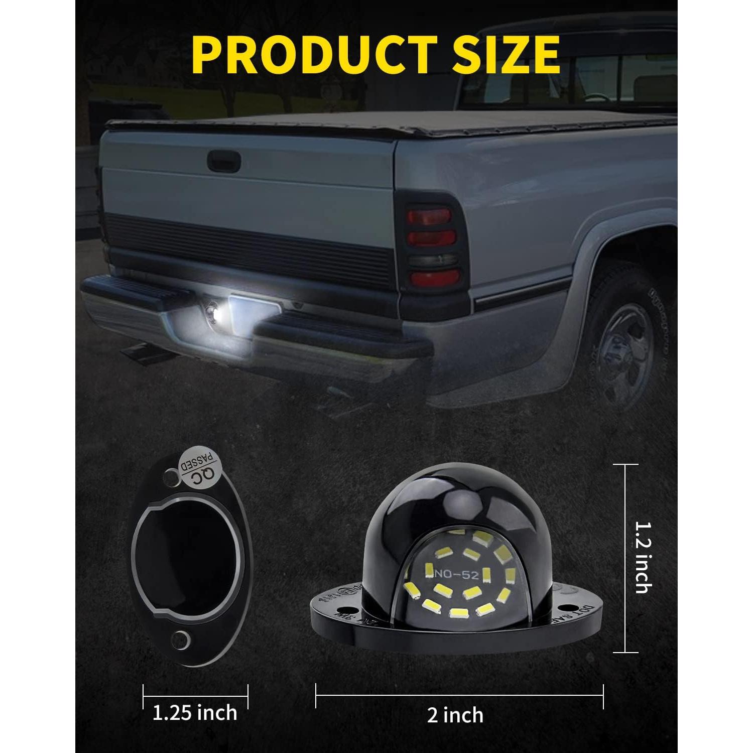 Luces LED Asgohme para Placas de Licencia Dodge RAM 1500