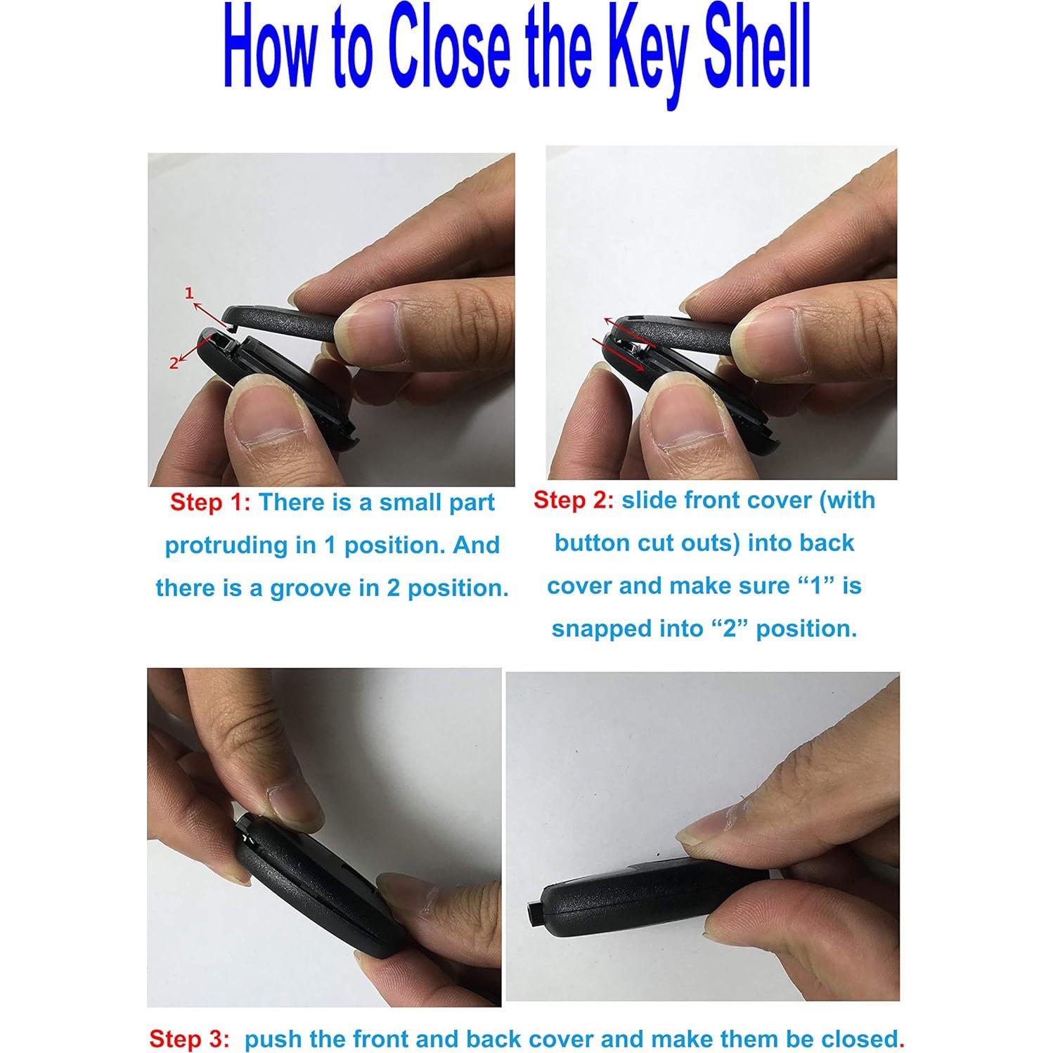 Funda de llave mejorada ALIWEI para Honda 2003-2012