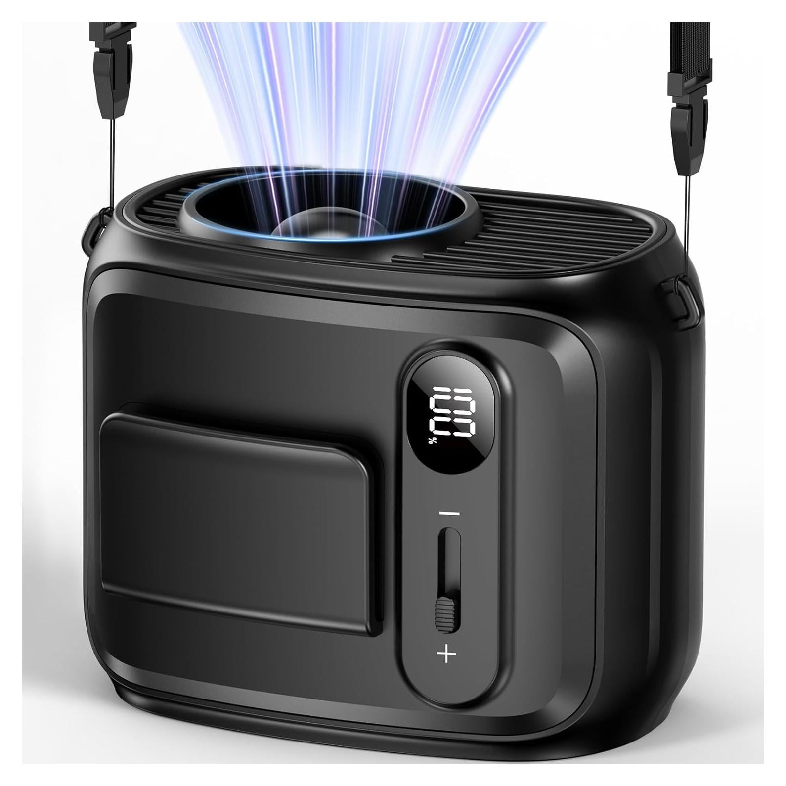 Ventilador Portátil SWEETFULL S21 Recargable 100 Velocidades