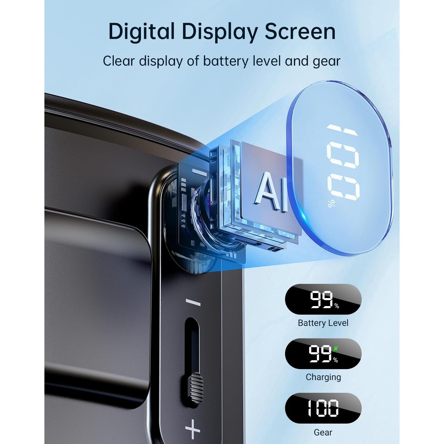 Ventilador Portátil SWEETFULL S21 Recargable 100 Velocidades